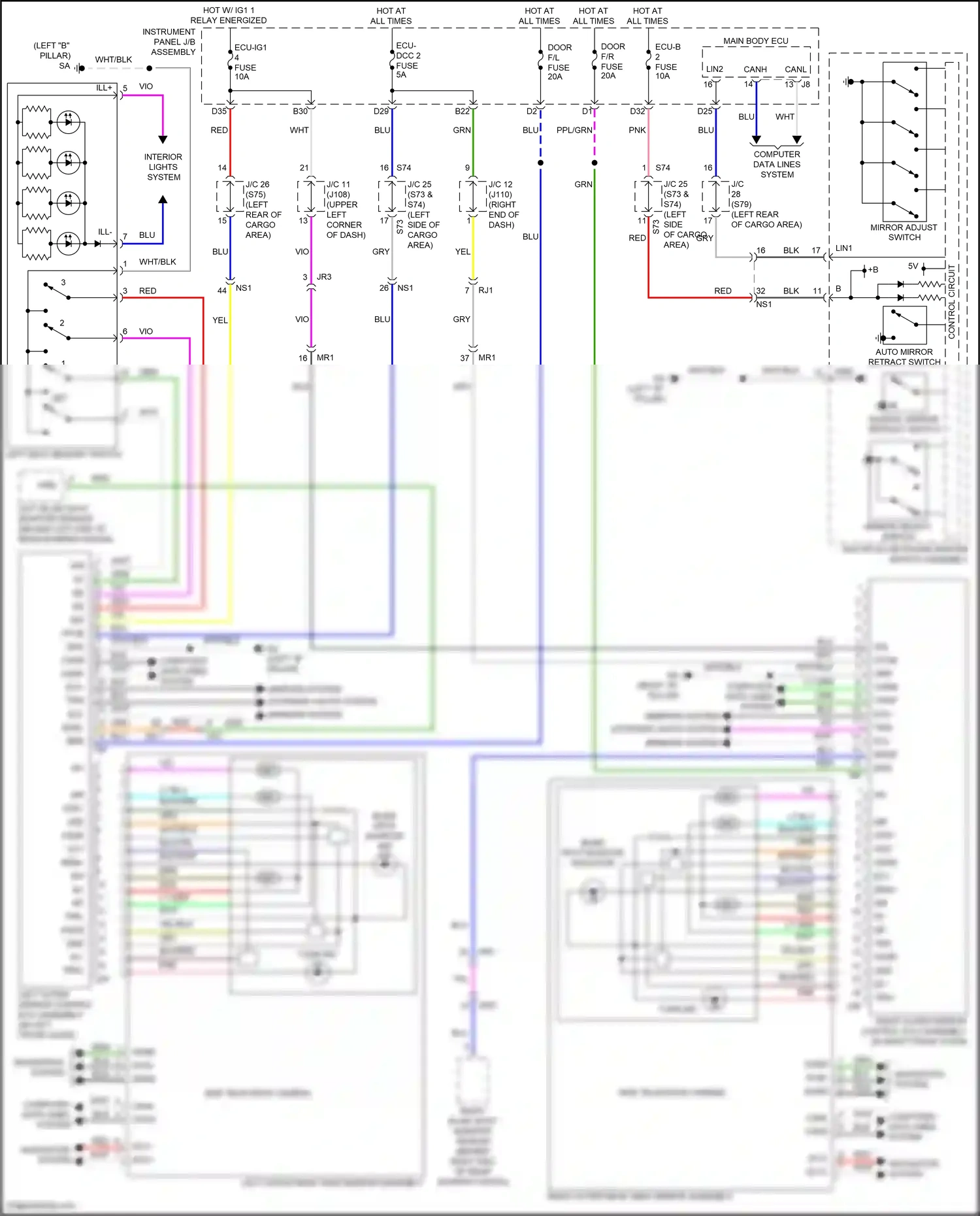 Wiring diagram wht for Lexus RX IV (2015-2019) (35 of 184)