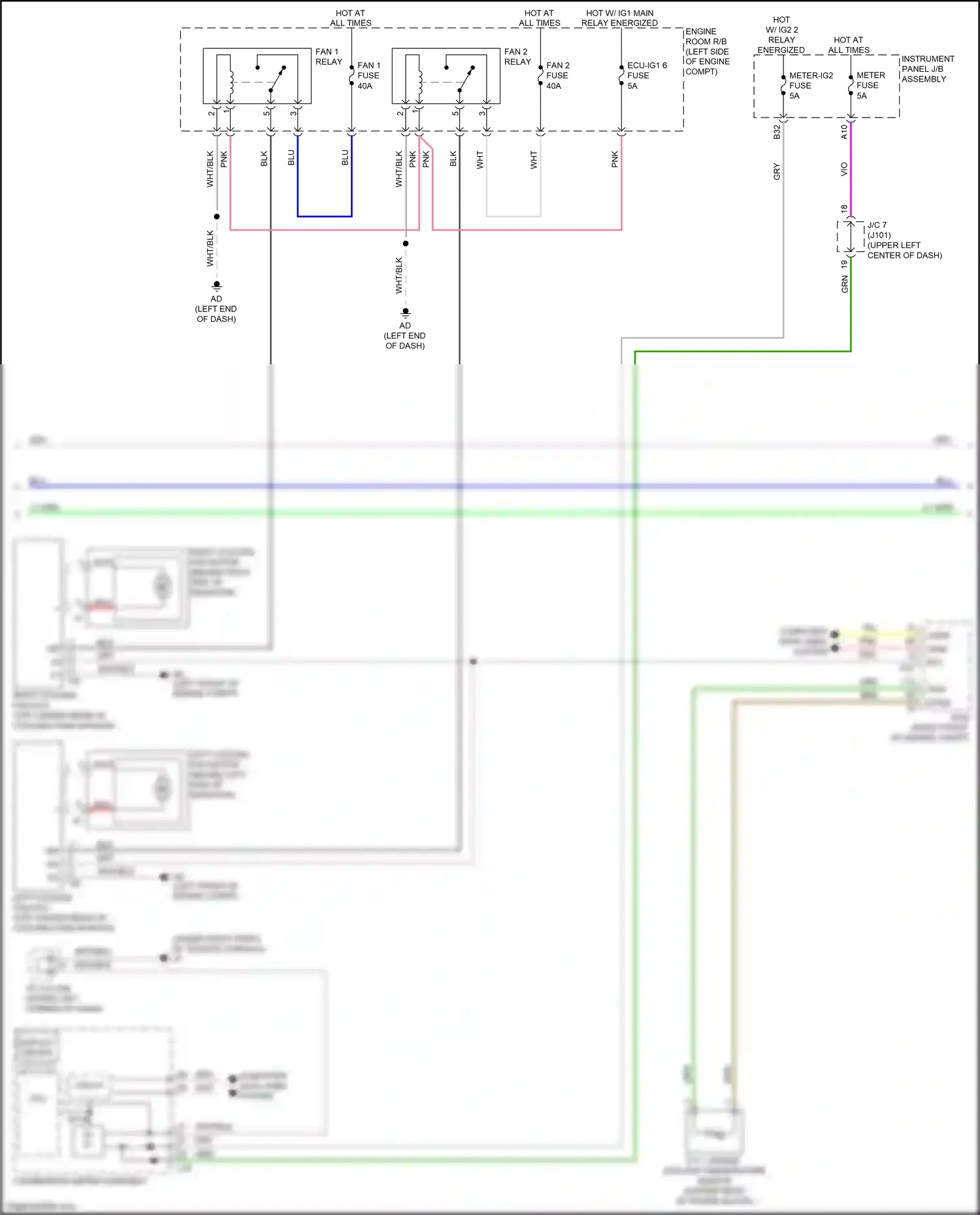 Wiring diagram wht/blk for Lexus RX IV (2015-2019) (143 of 162)