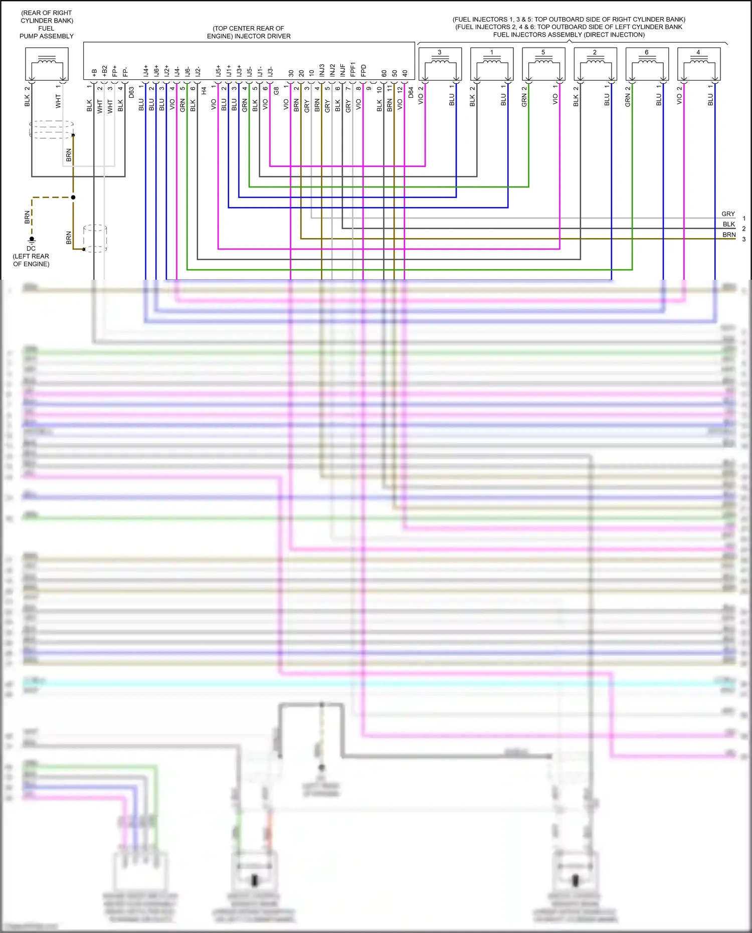 Wiring diagram wht/blu for Lexus RX IV (2015-2019) (4 of 6)