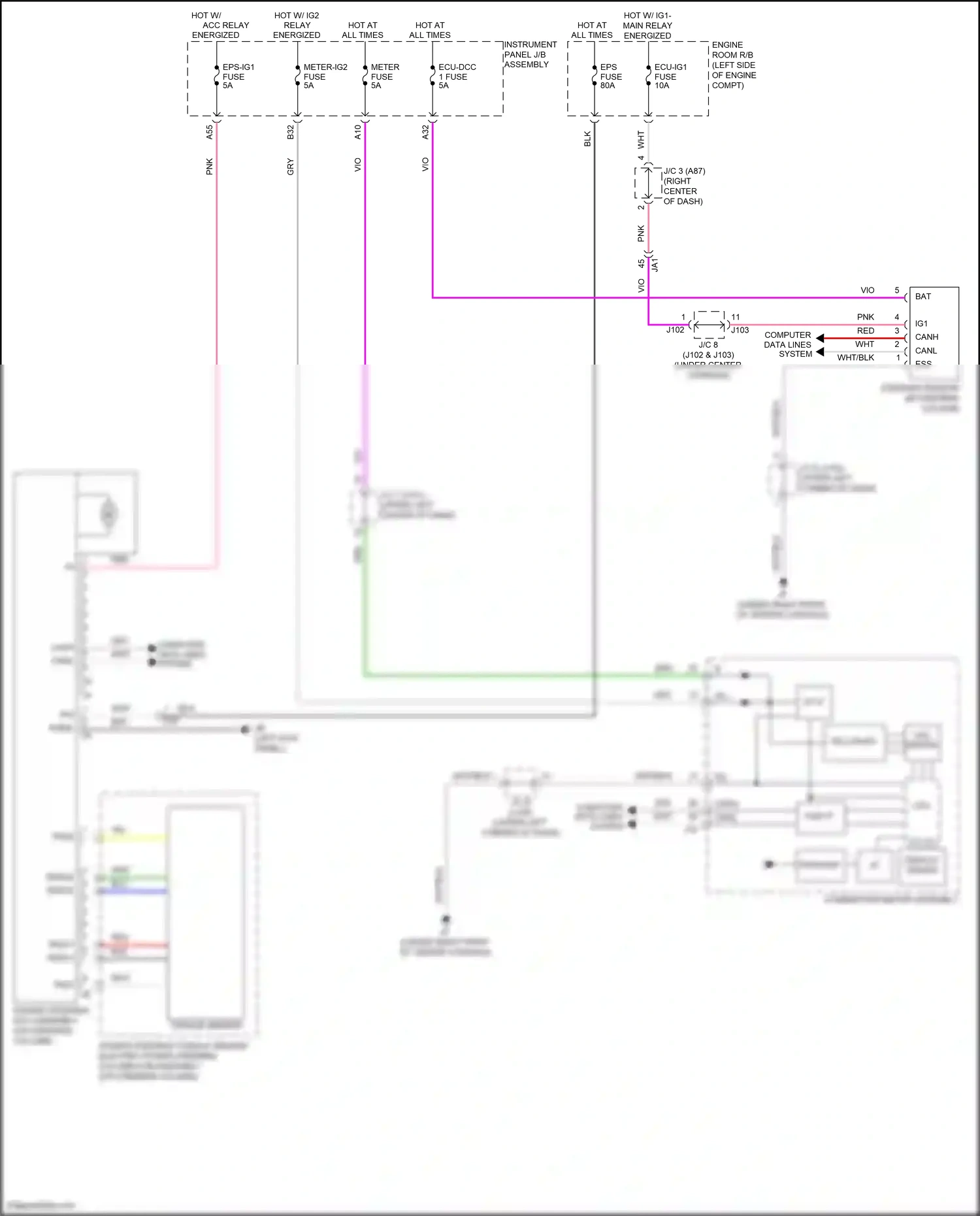 Wiring diagram yel for Lexus RX IV (2015-2019) (25 of 149)
