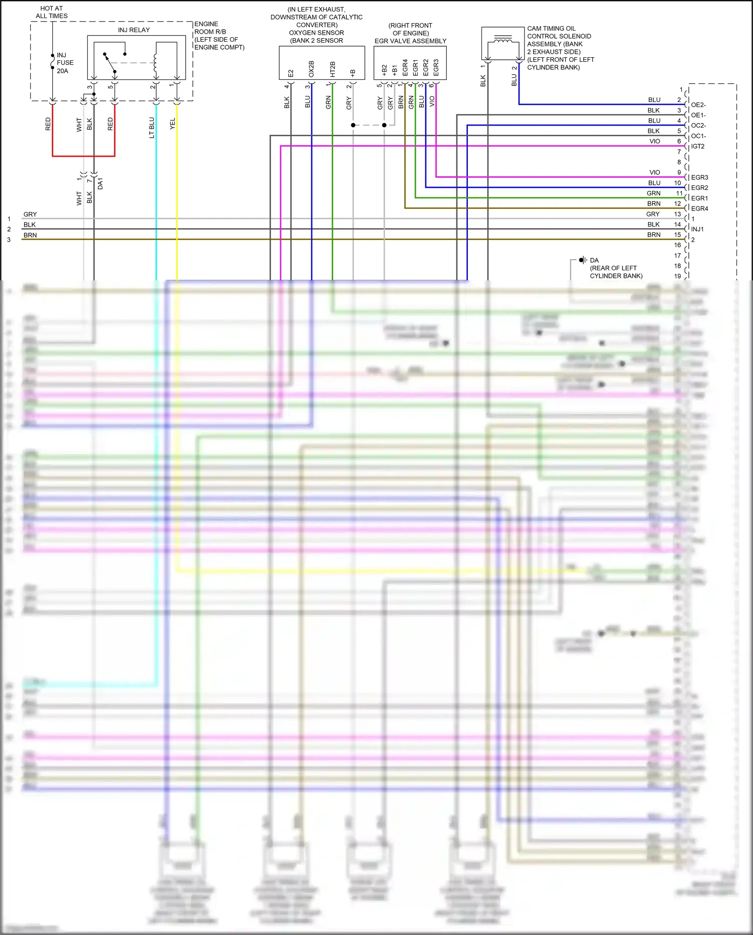 Wiring diagram yel for Lexus RX IV (2015-2019) (142 of 149)
