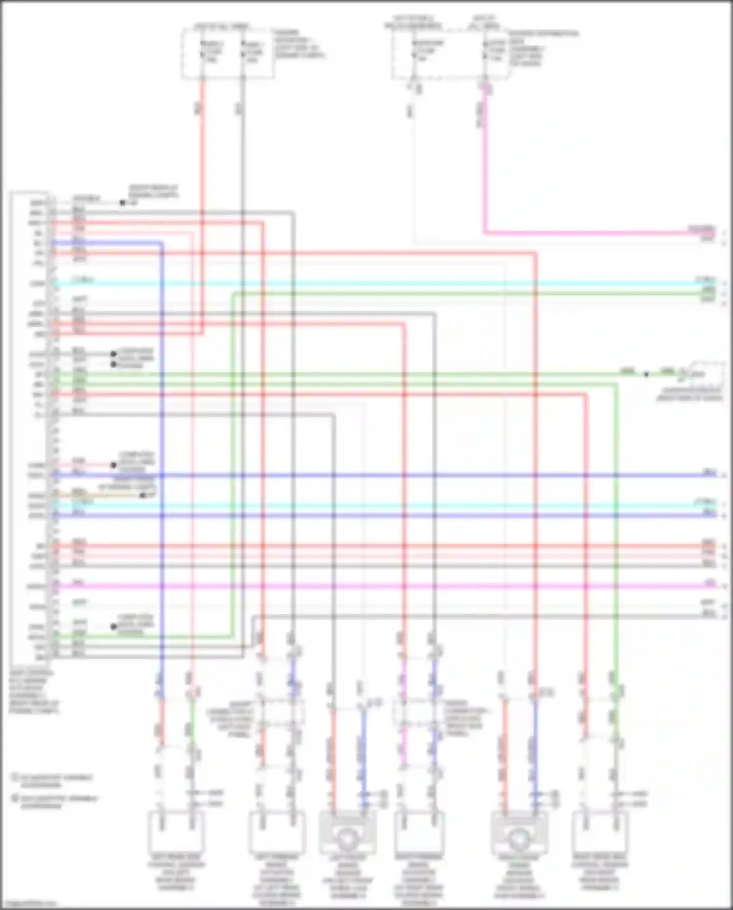 RX Lexus V (2022-2024): Anti-lock brakes circuit (1 of 2)