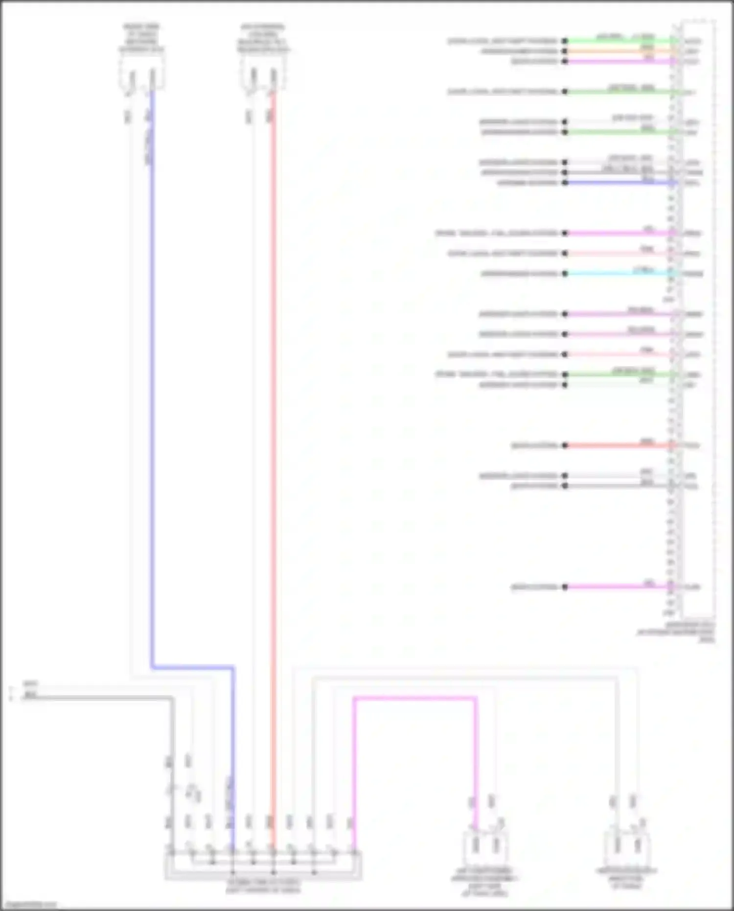 RX Lexus V (2022-2024): Body ecu circuit (2 of 2)