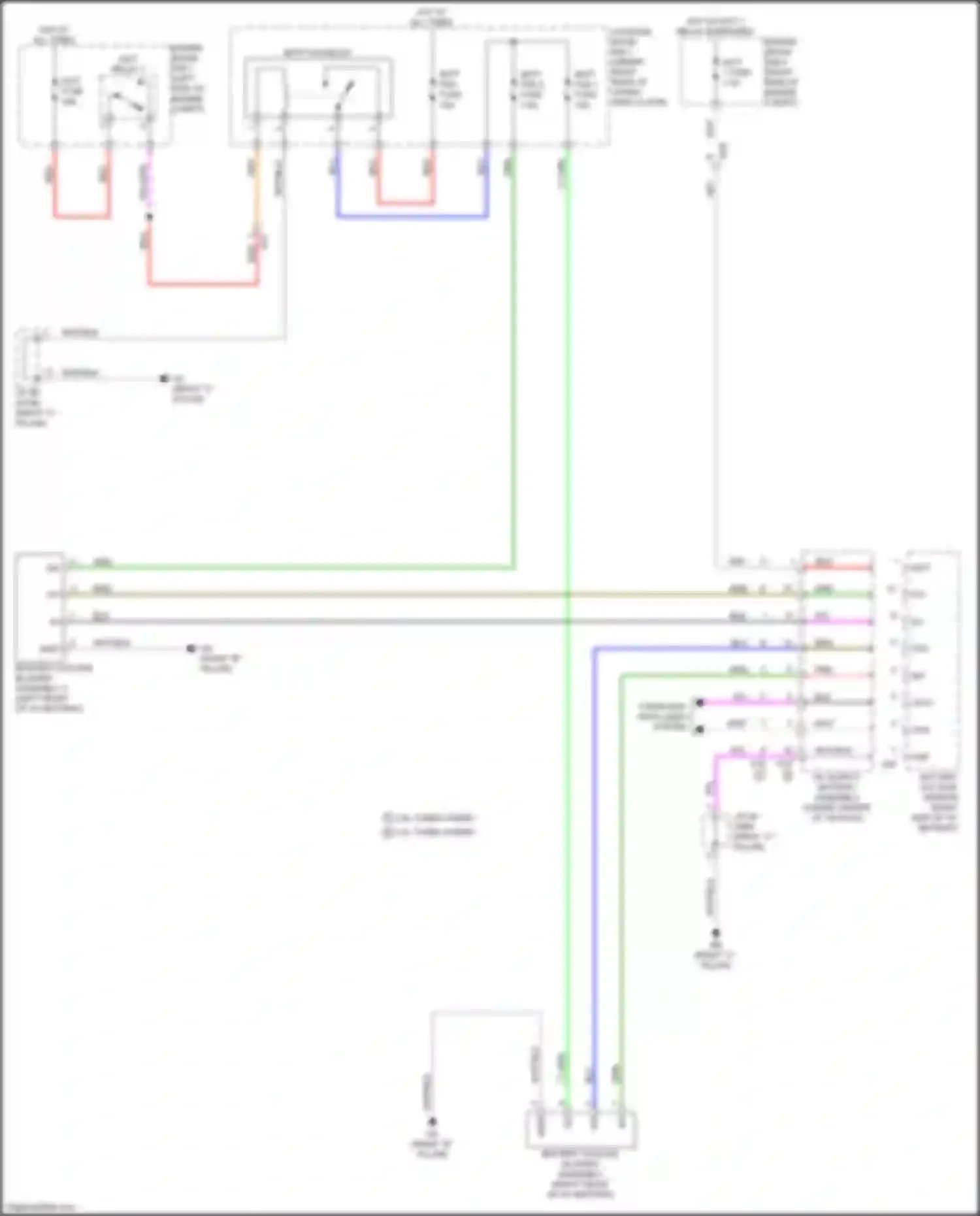 RX Lexus V (2022-2024): Battery cooling fan circuit