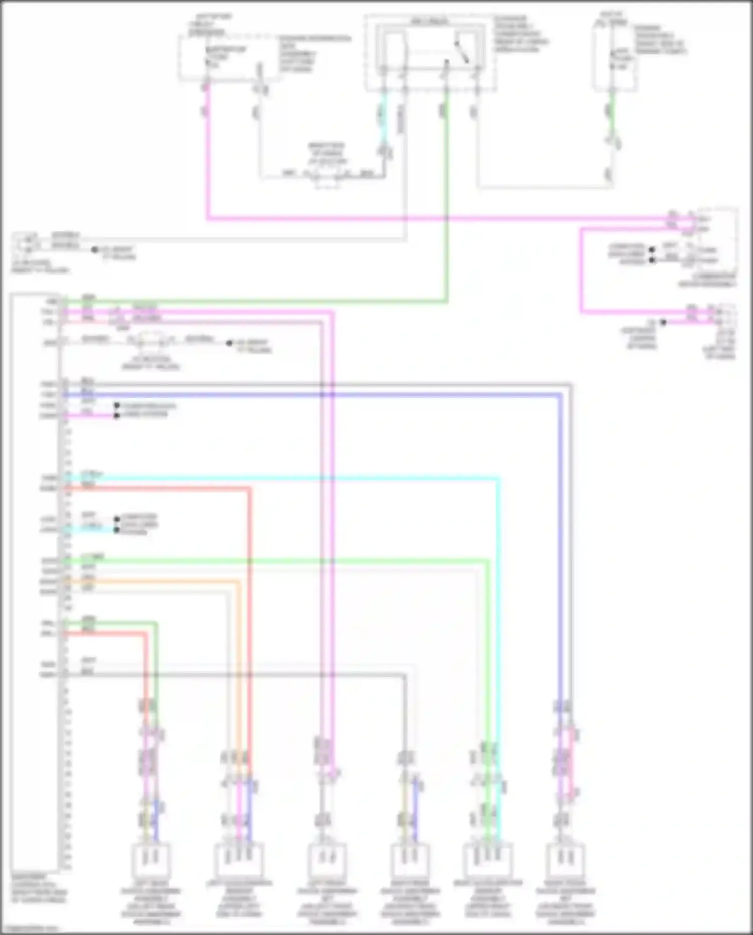 RX Lexus V (2022-2024): Electronic suspension circuit
