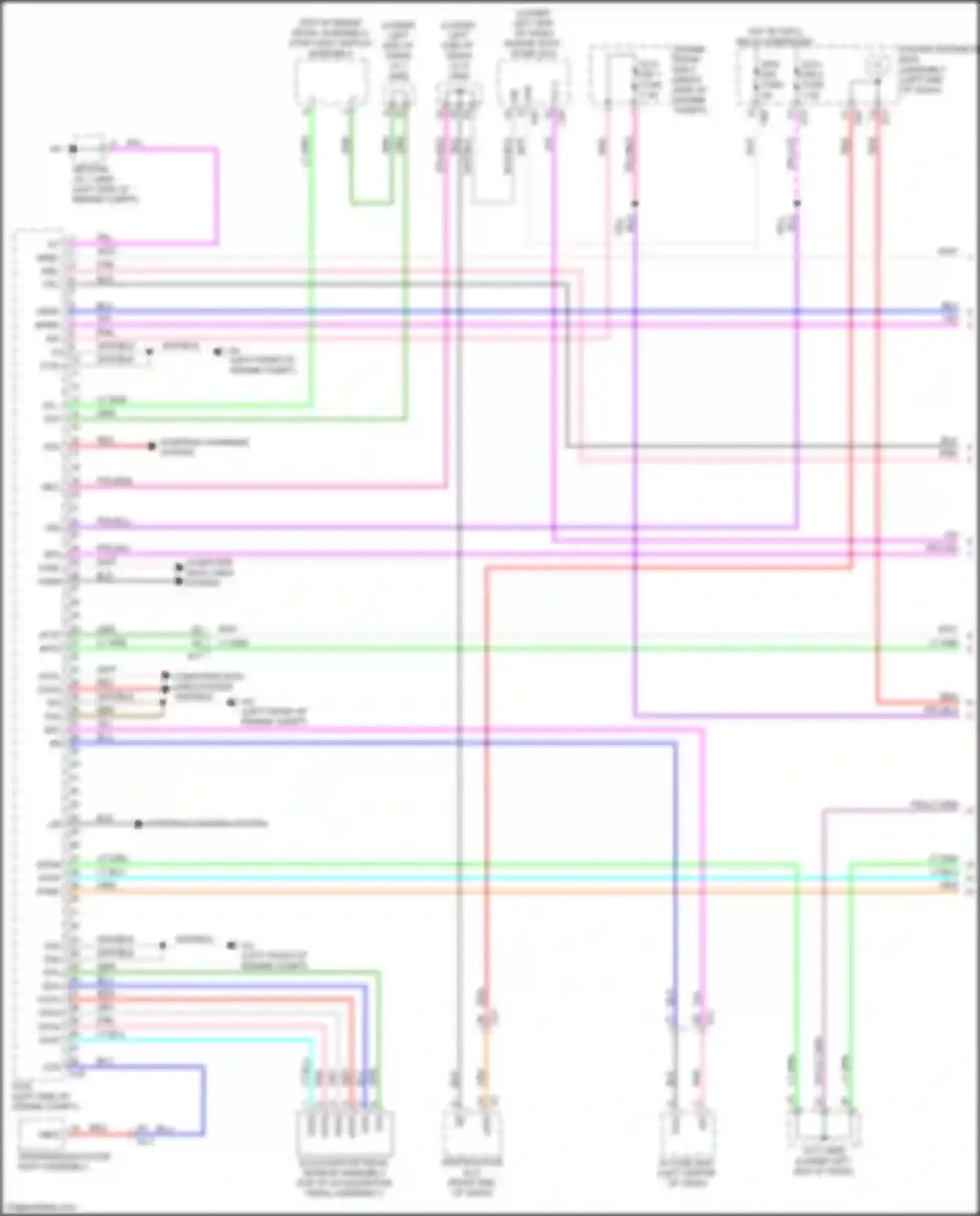 RX Lexus V (2022-2024): Wiring diagram engine performance 2.4l turbo (1 of 8)