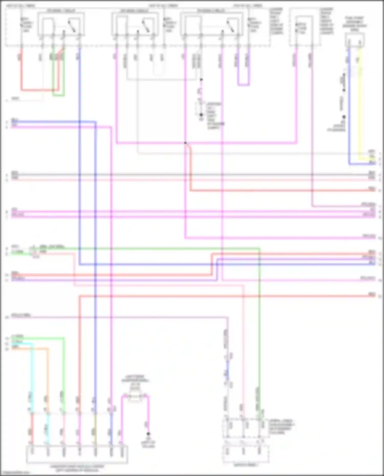 RX Lexus V (2022-2024): Wiring diagram engine performance 2.4l turbo (2 of 8)