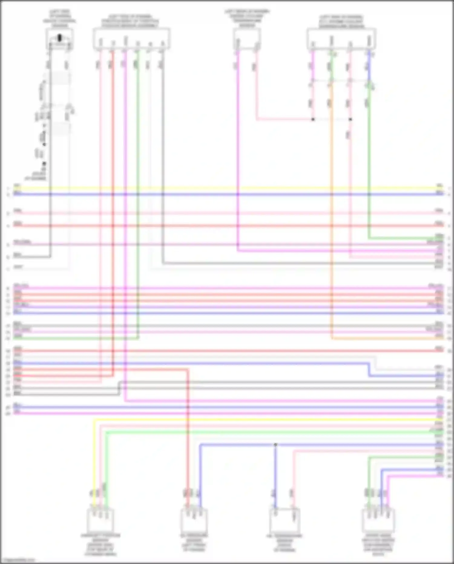 RX Lexus V (2022-2024): Wiring diagram engine performance 2.4l turbo (4 of 8)