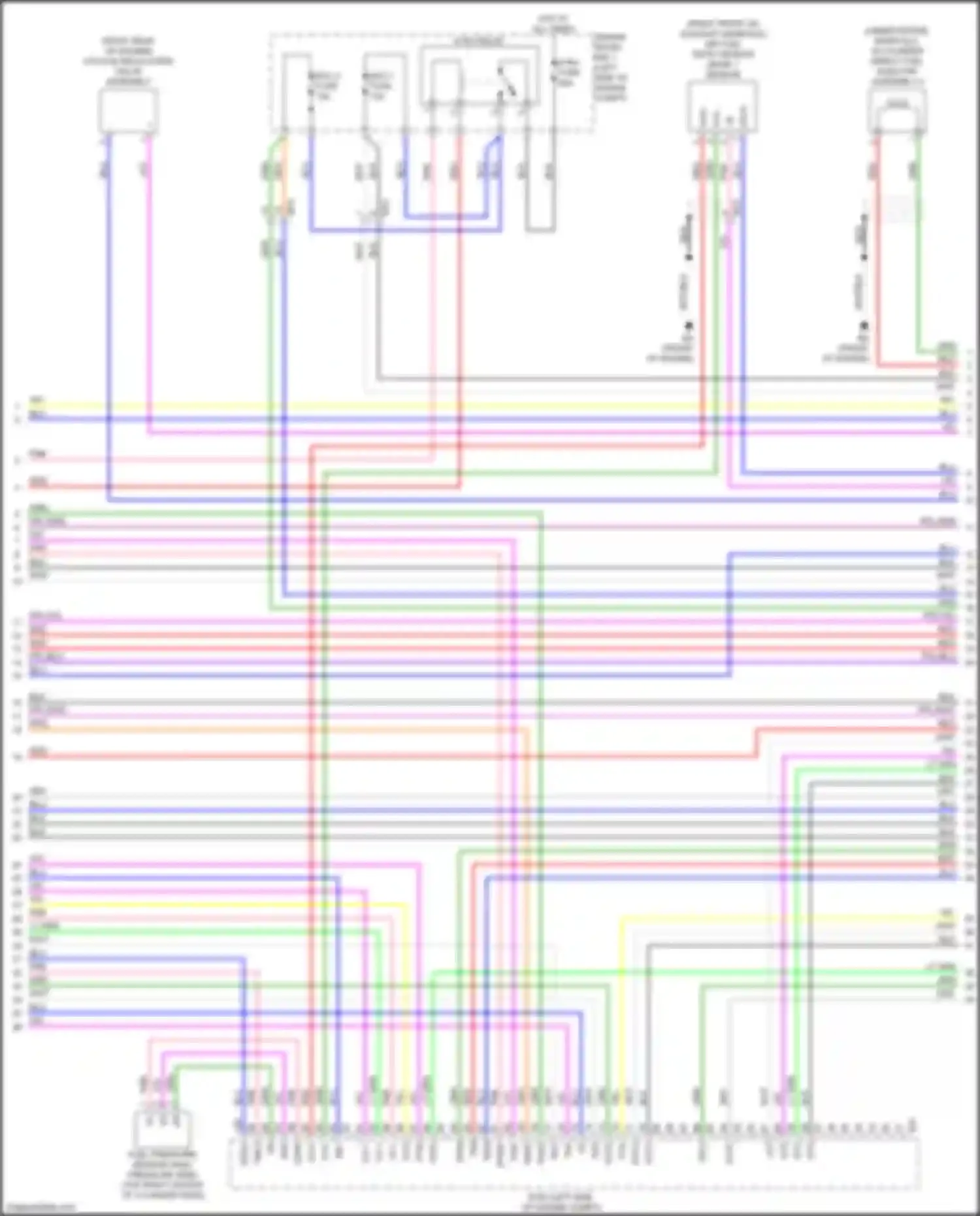 RX Lexus V (2022-2024): Wiring diagram engine performance 2.4l turbo (5 of 8)