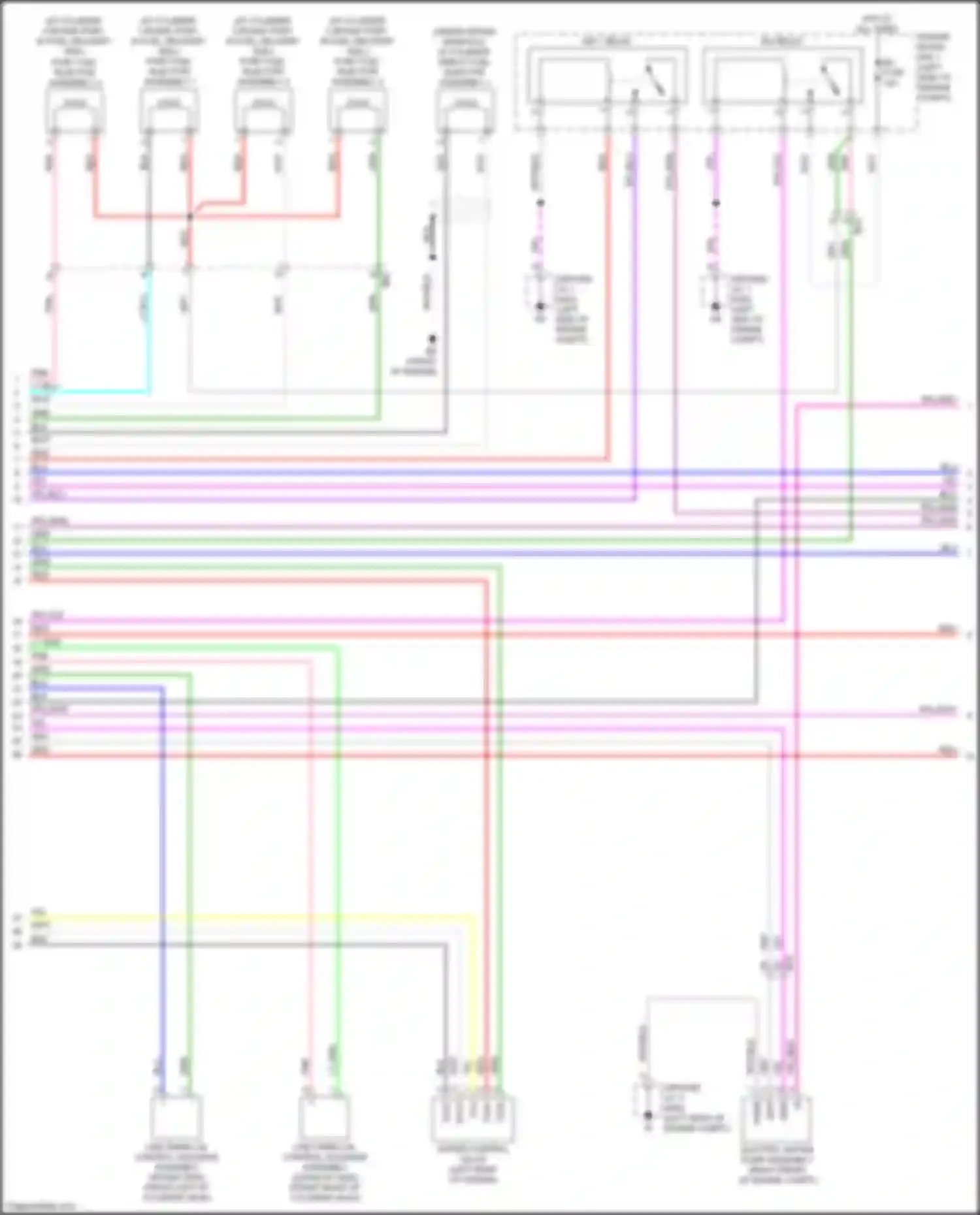 RX Lexus V (2022-2024): Wiring diagram engine performance 2.4l turbo (7 of 8)