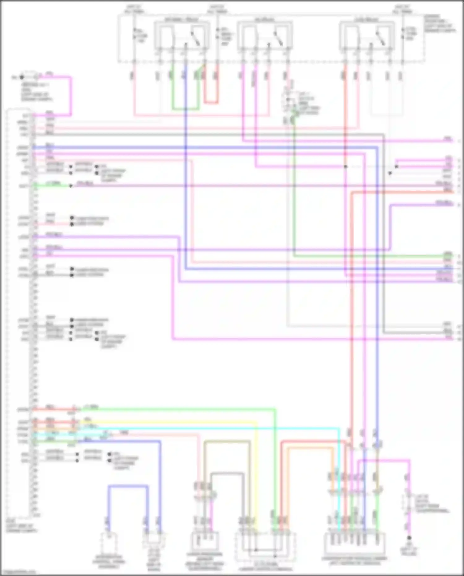 RX Lexus V (2022-2024): Wiring diagram engine performance 2.5l turbo hybrid, engine controls circuit (1 of 8)