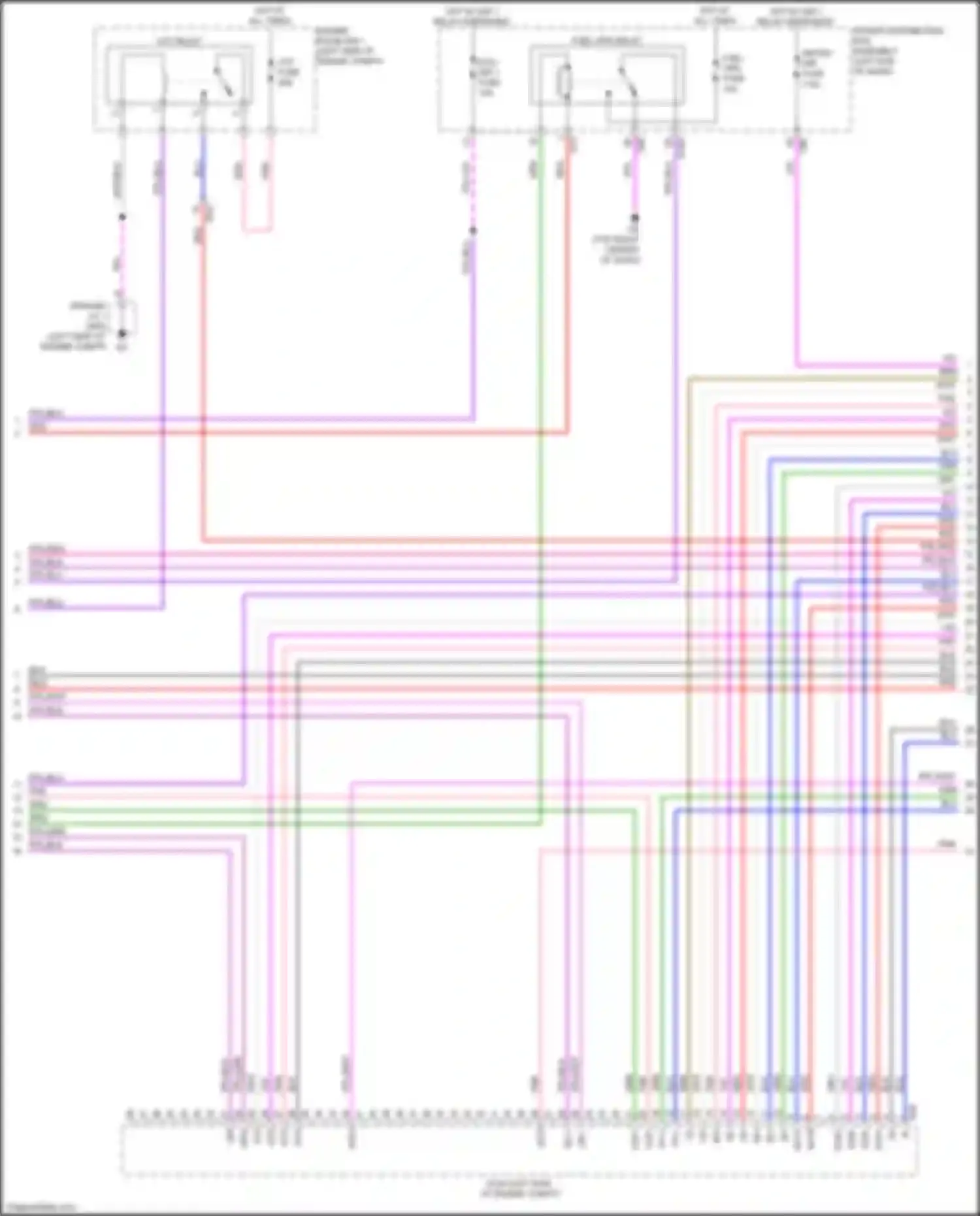 RX Lexus V (2022-2024): Wiring diagram engine performance 2.5l turbo hybrid, engine controls circuit (3 of 7)