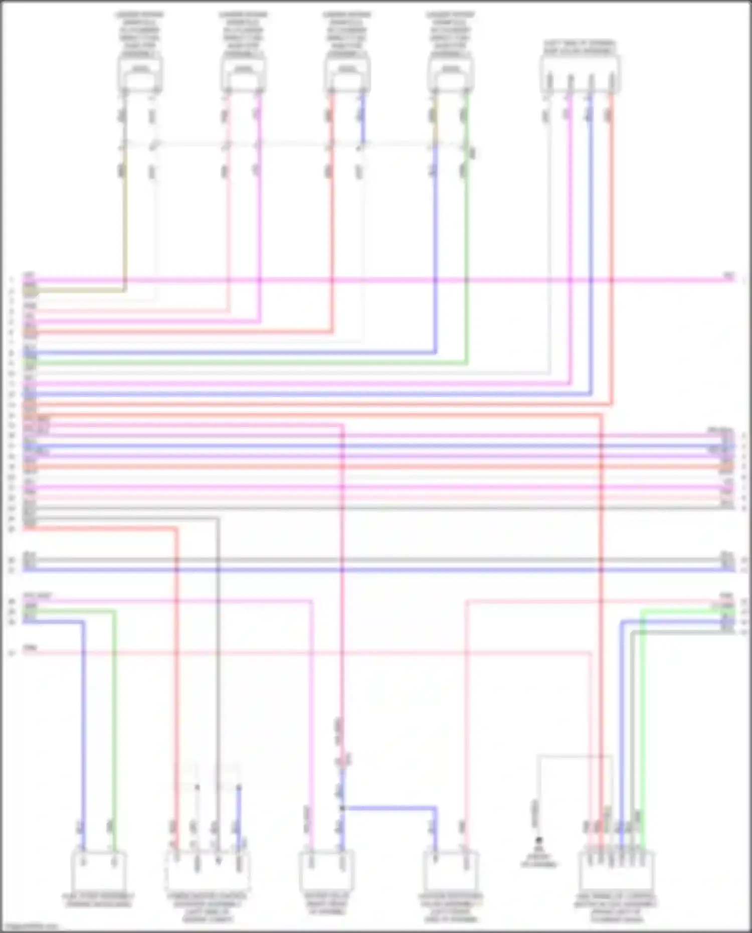 RX Lexus V (2022-2024): Wiring diagram engine performance 2.5l turbo hybrid, engine controls circuit (4 of 7)