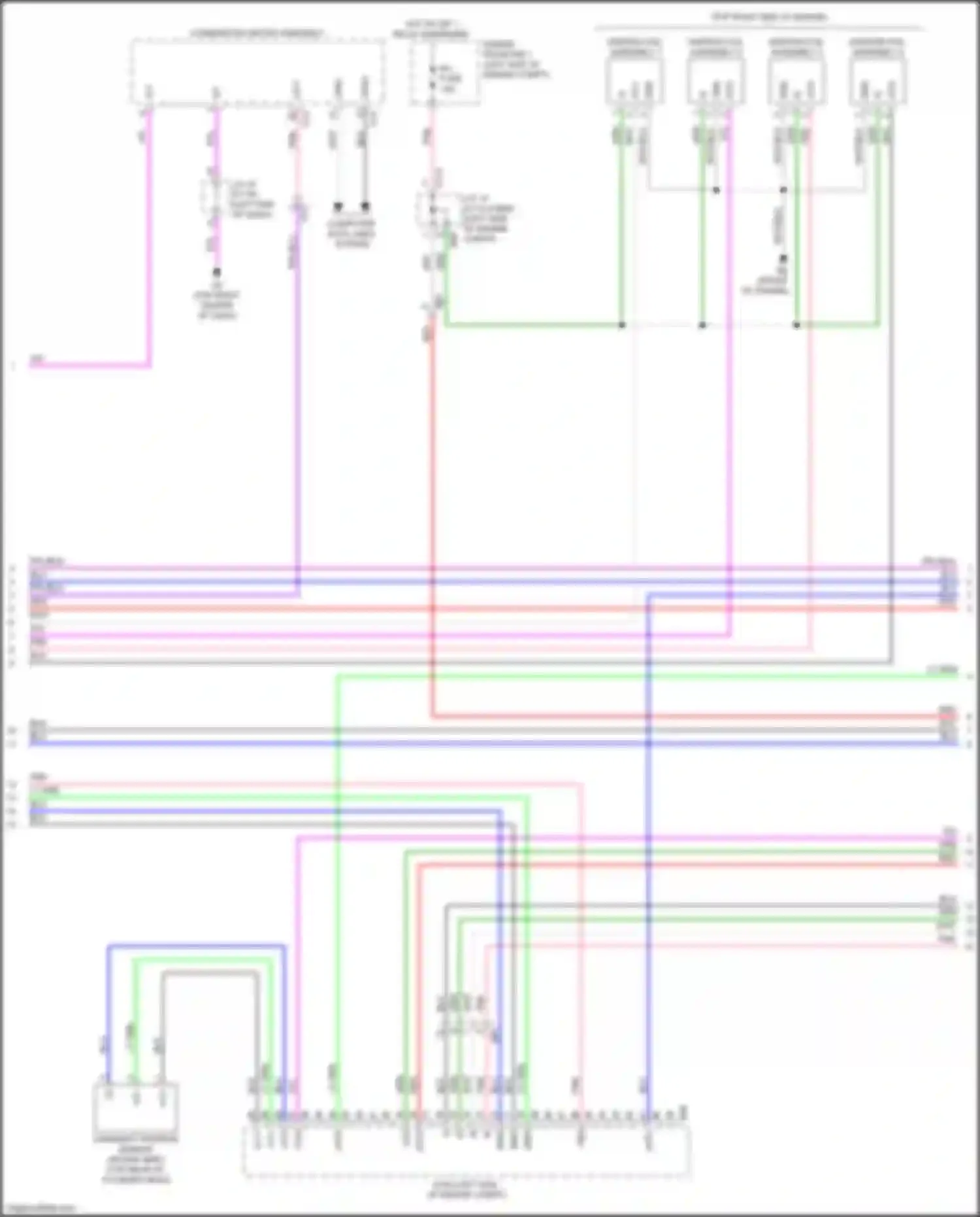 RX Lexus V (2022-2024): Wiring diagram engine performance 2.5l turbo hybrid, engine controls circuit (5 of 7)
