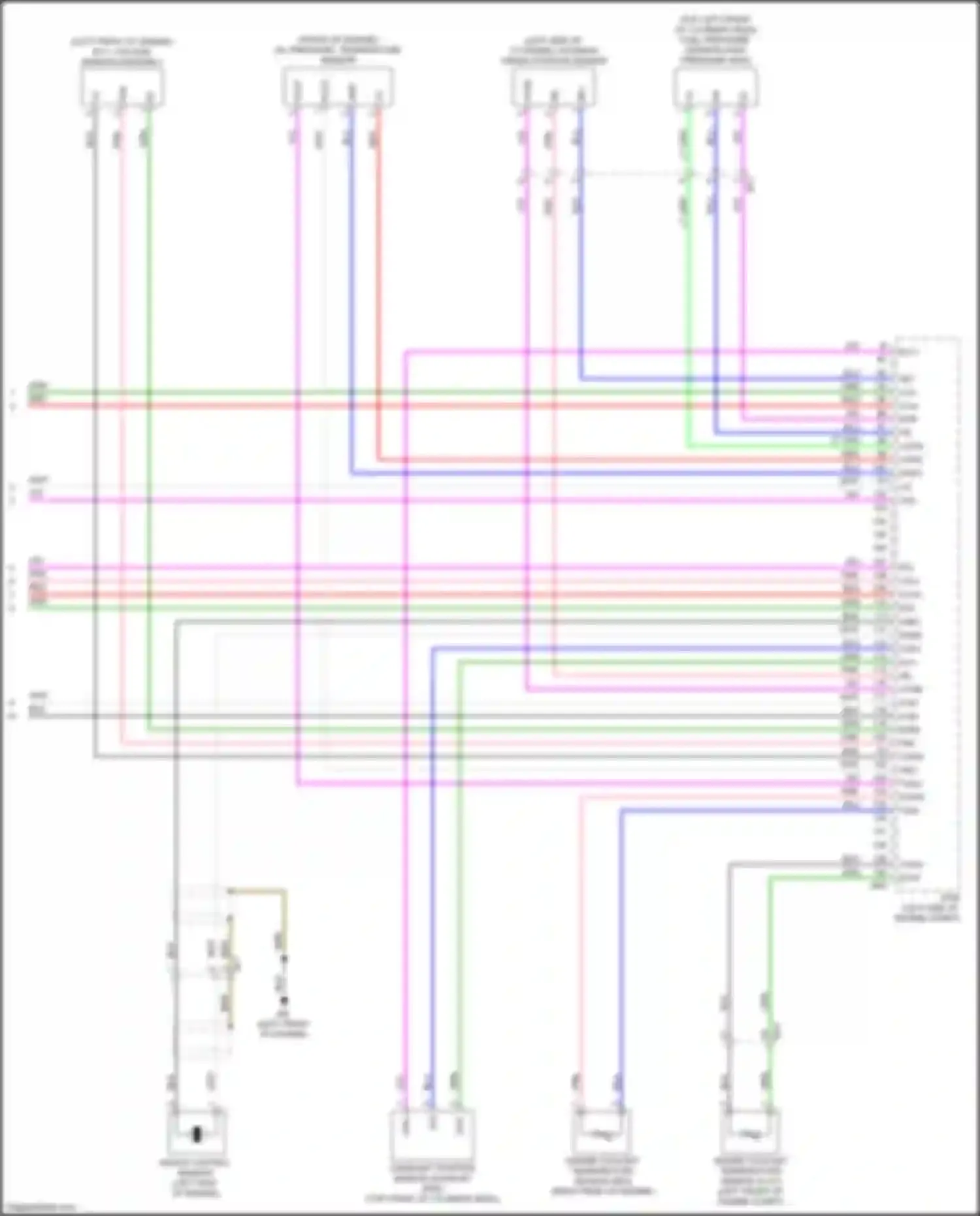 RX Lexus V (2022-2024): Wiring diagram engine performance 2.5l turbo hybrid, engine controls circuit (7 of 7)