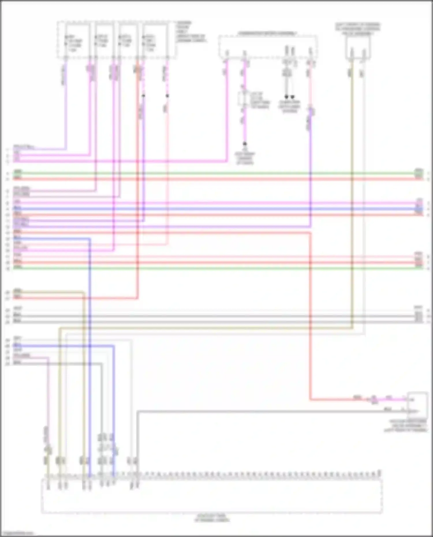 RX Lexus V (2022-2024): Wiring diagram engine performance 2.5l turbo hybrid, engine controls circuit (7 of 8)