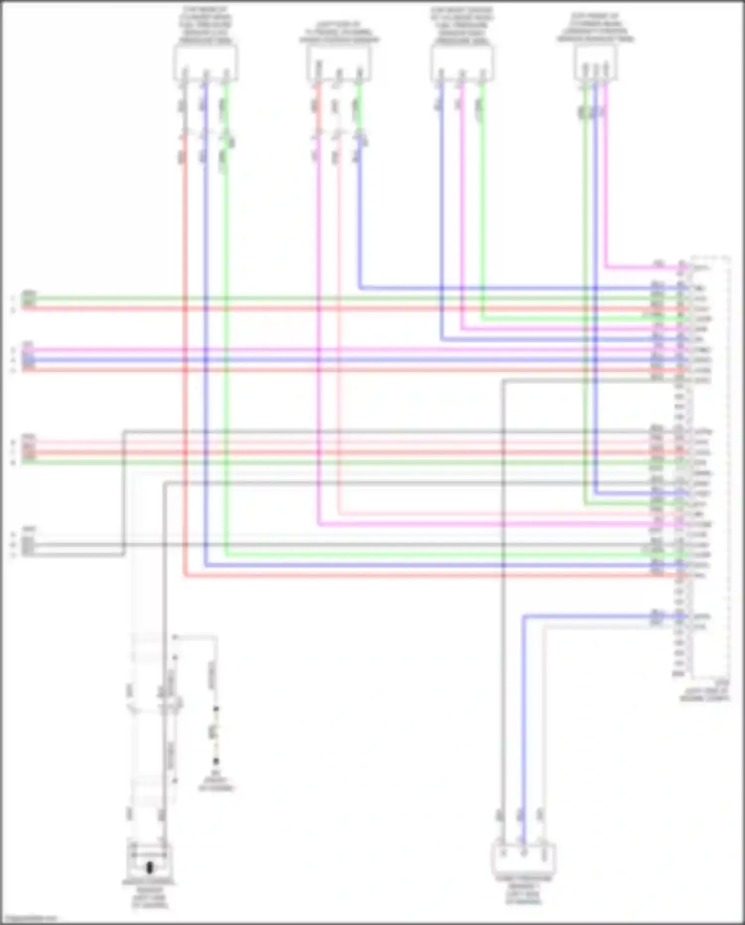 RX Lexus V (2022-2024): Wiring diagram engine performance 2.5l turbo hybrid, engine controls circuit (8 of 8)
