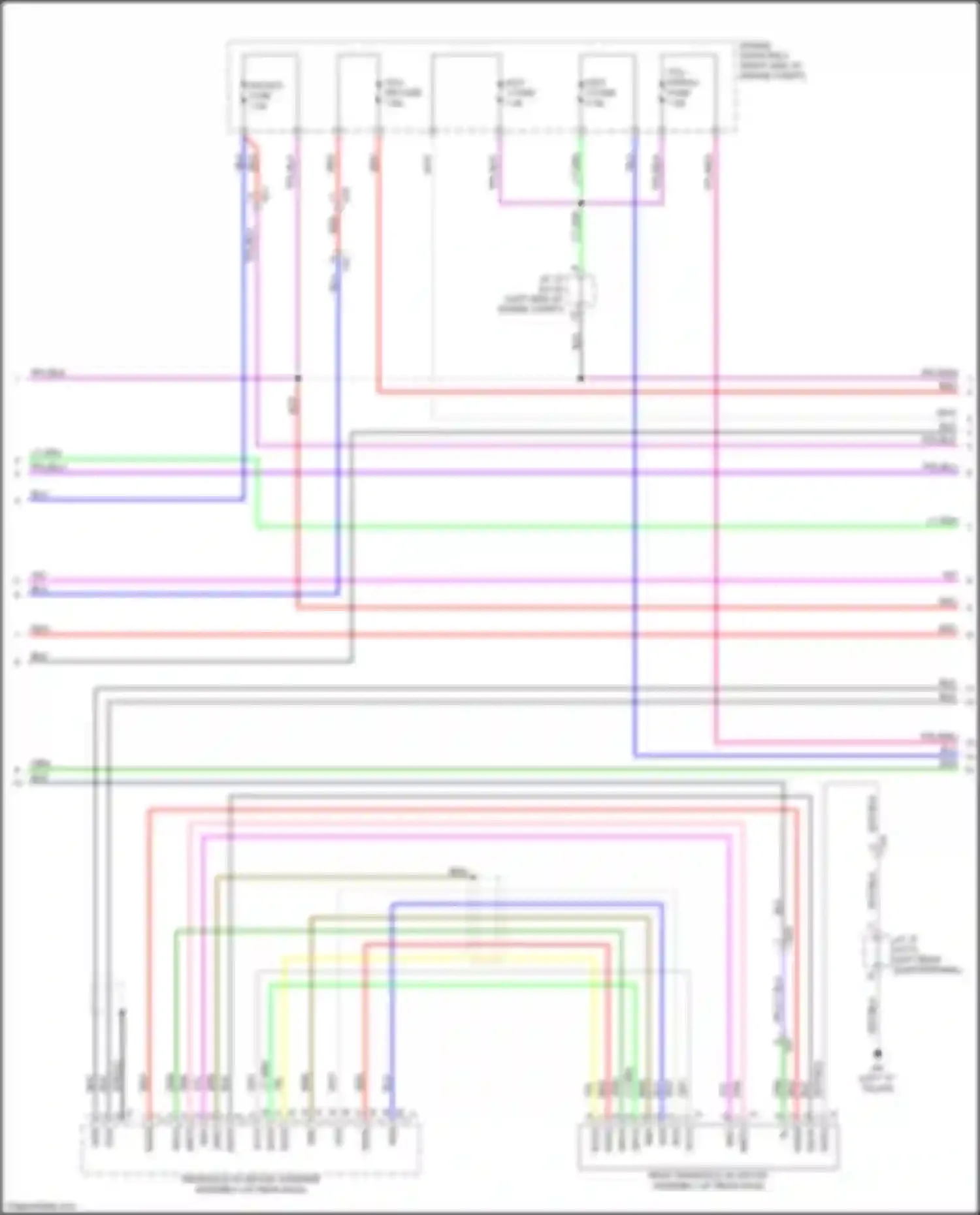 RX Lexus V (2022-2024): Wiring diagram engine performance 2.5l turbo hybrid, hybrid system circuit (2 of 7)