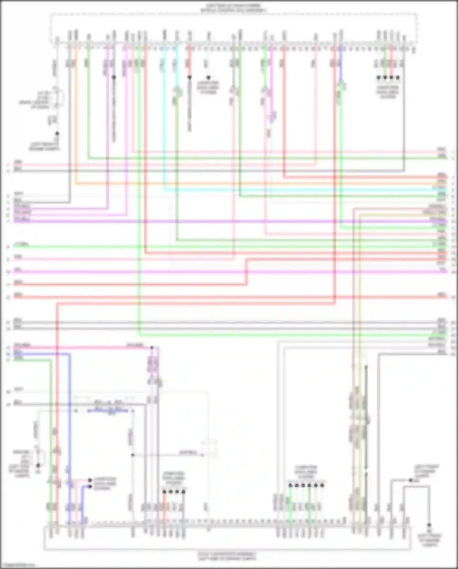 RX Lexus V (2022-2024): Wiring diagram engine performance 2.5l turbo hybrid, hybrid system circuit (4 of 7)