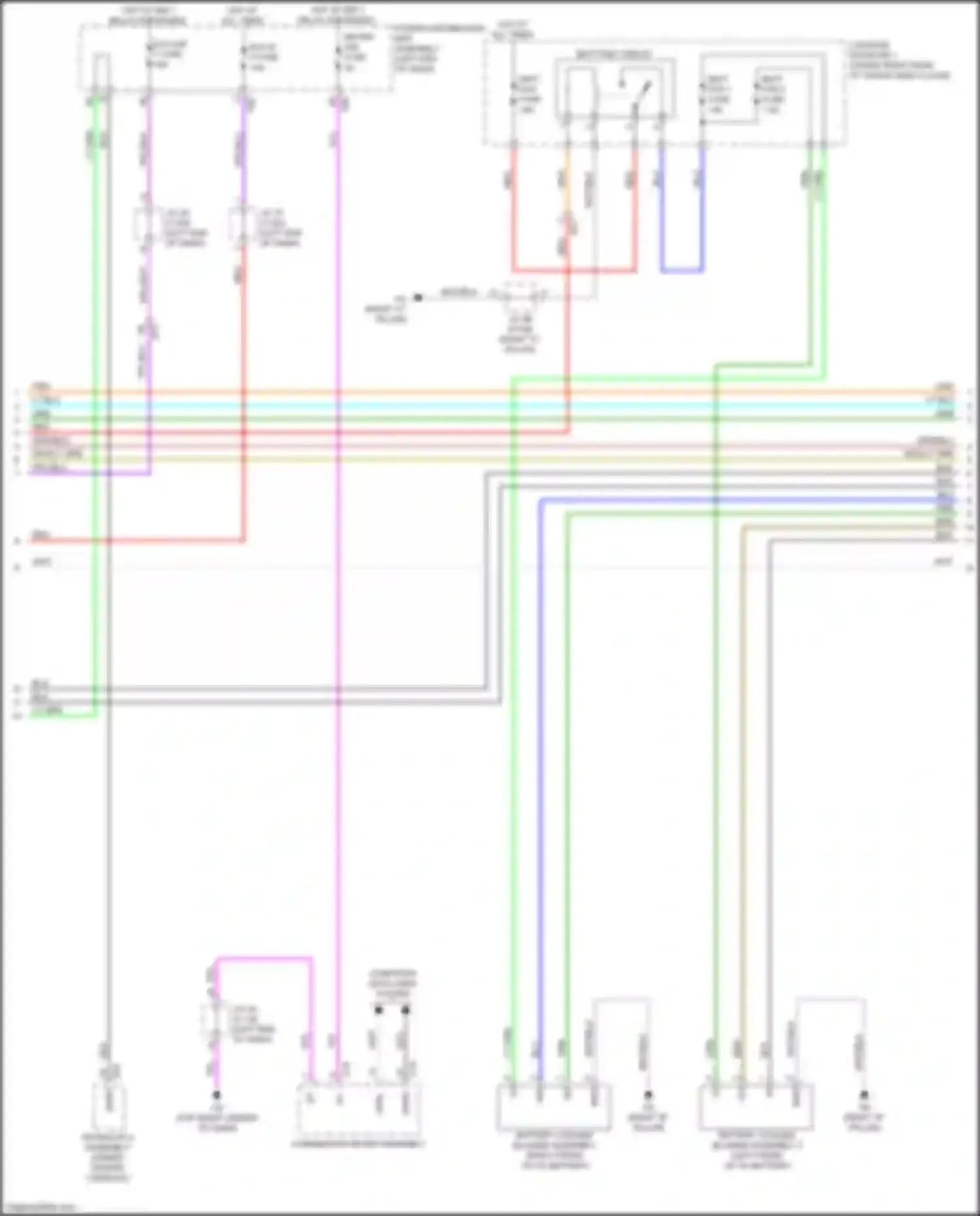 RX Lexus V (2022-2024): Wiring diagram engine performance 2.5l turbo hybrid, hybrid system circuit (6 of 7)