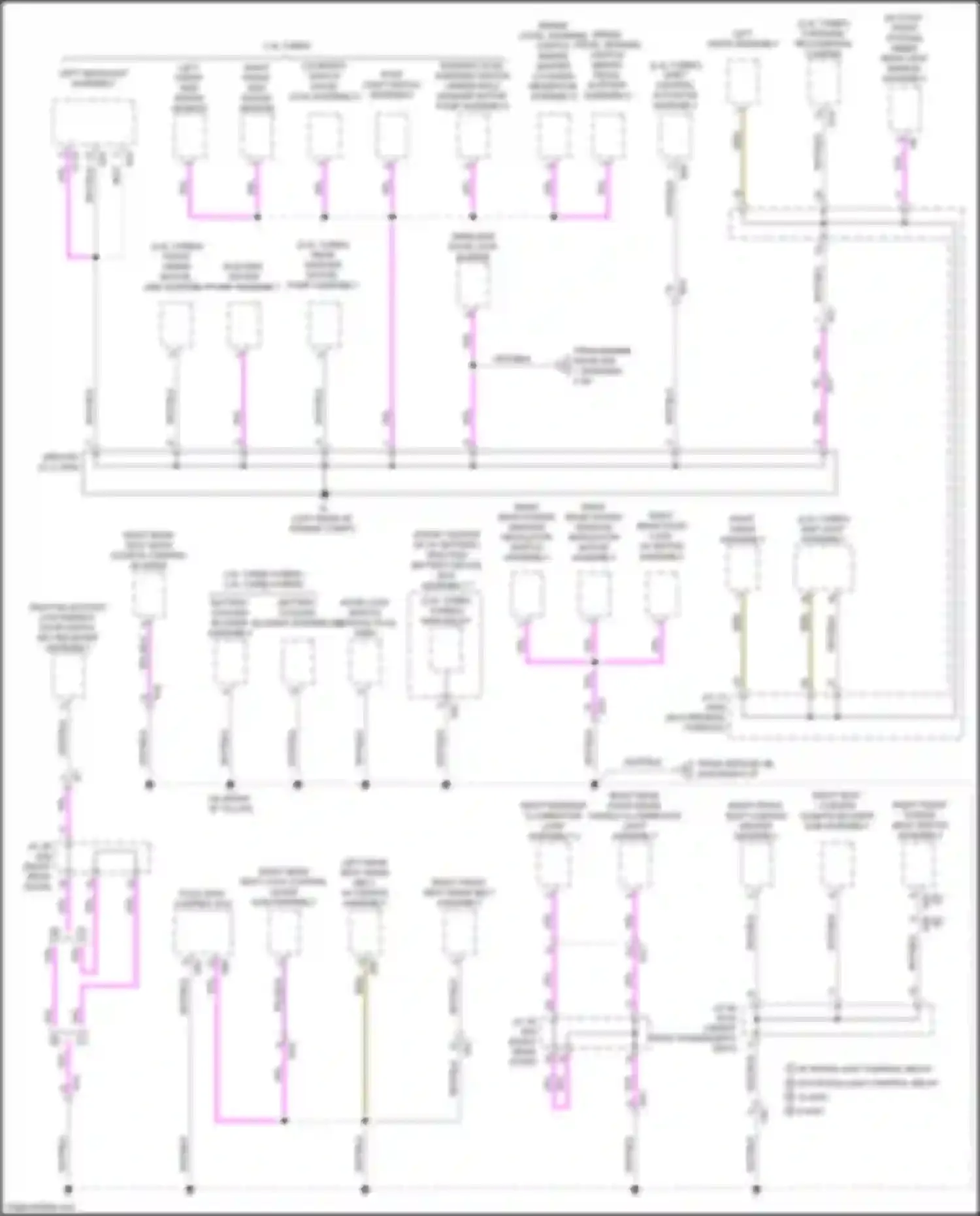 RX Lexus V (2022-2024): Ground distribution circuit (1 of 9)
