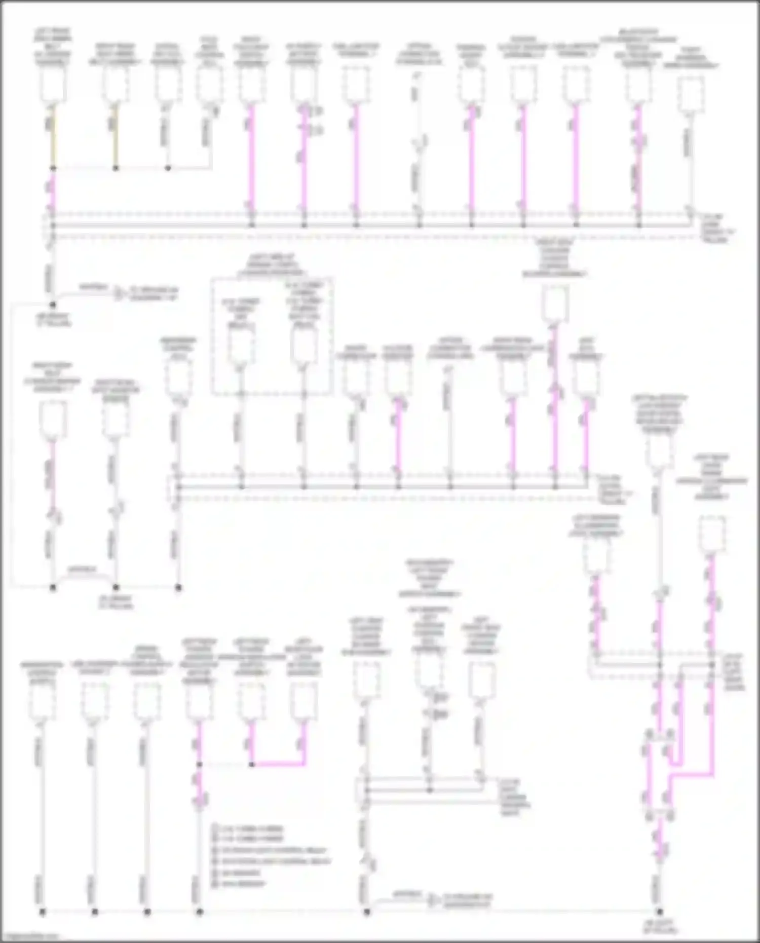 RX Lexus V (2022-2024): Ground distribution circuit (8 of 9)
