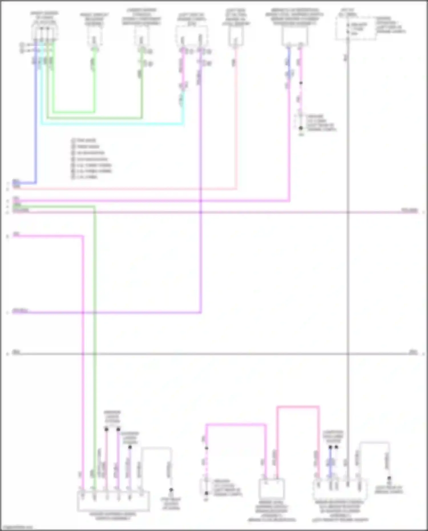 RX Lexus V (2022-2024): Instrument cluster circuit (2 of 4)