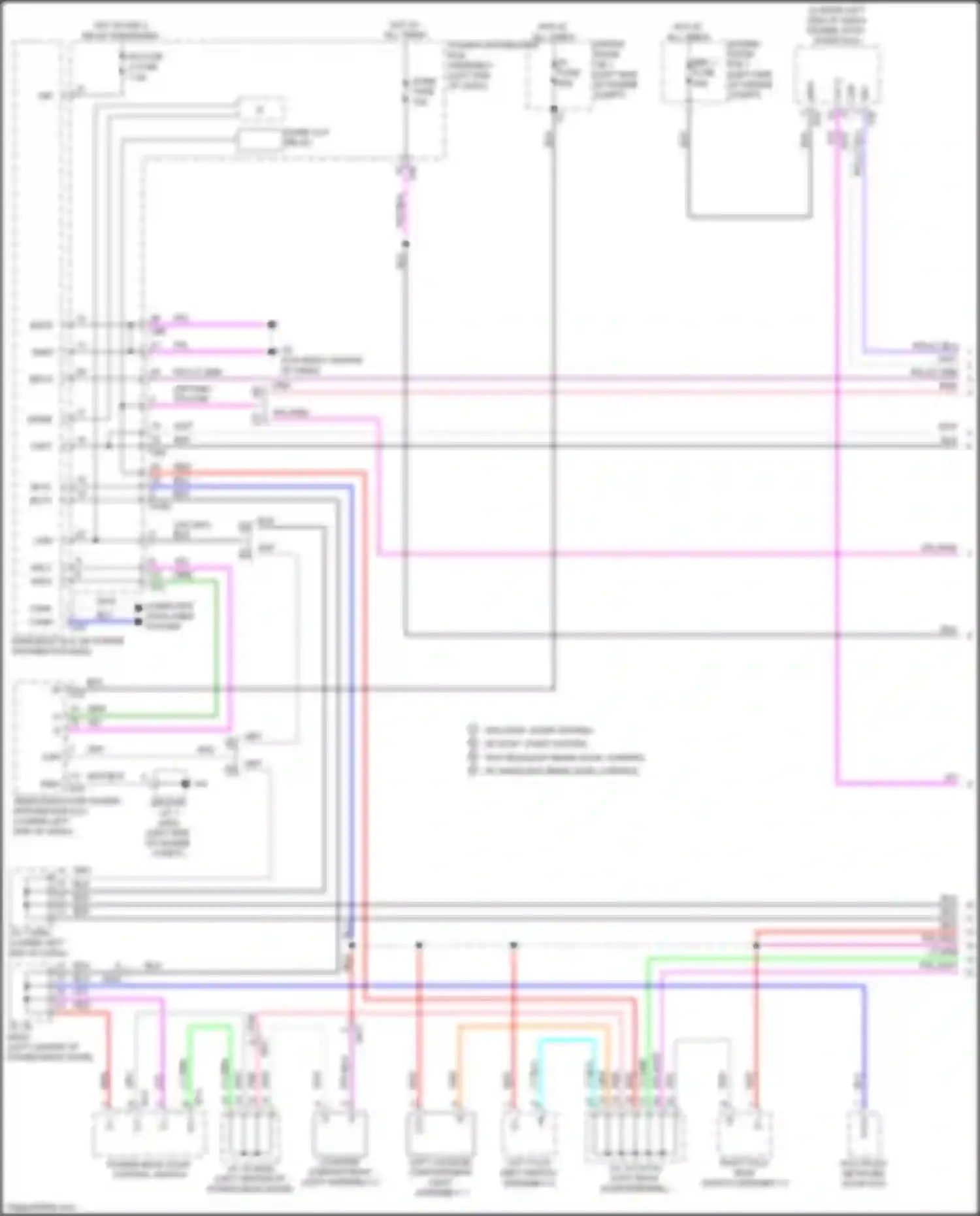 RX Lexus V (2022-2024): Courtesy lamps circuit (1 of 9)