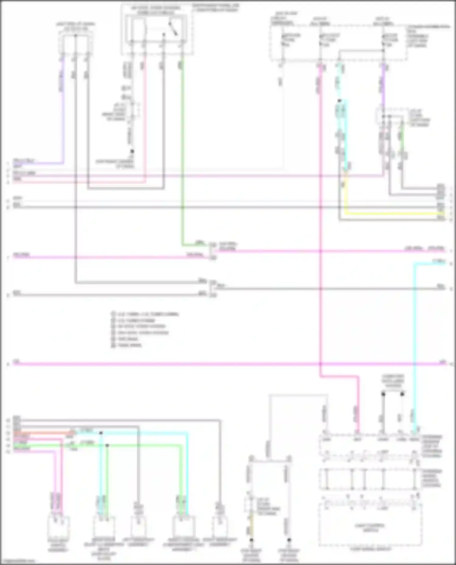 RX Lexus V (2022-2024): Courtesy lamps circuit (2 of 9)