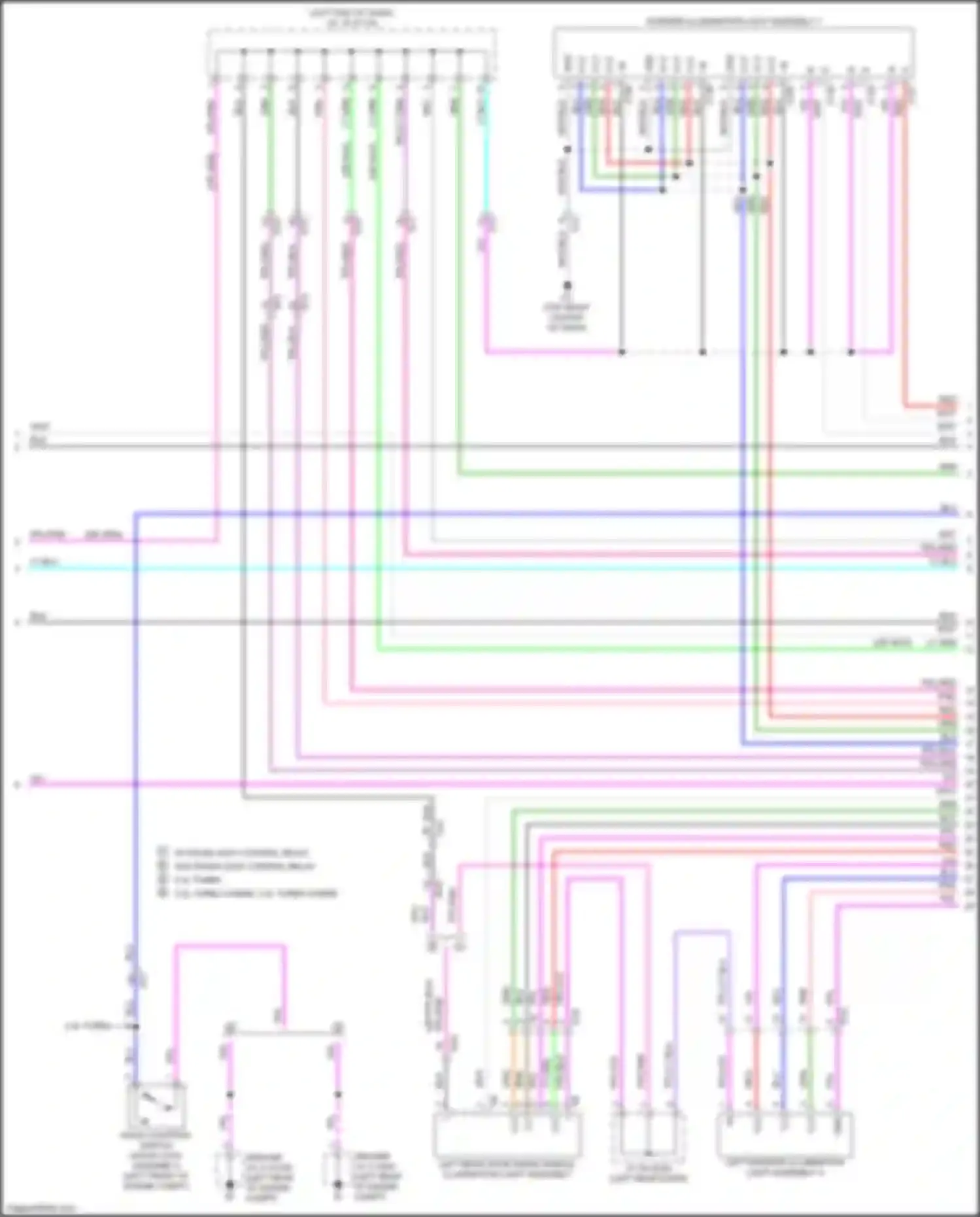 RX Lexus V (2022-2024): Courtesy lamps circuit (4 of 9)