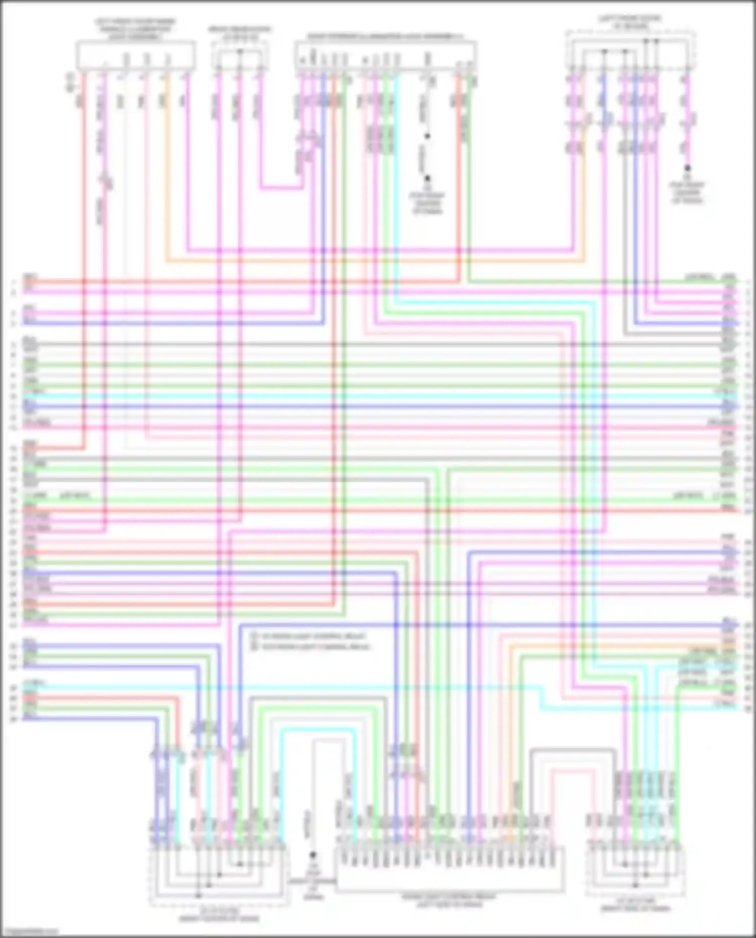 RX Lexus V (2022-2024): Courtesy lamps circuit (6 of 9)