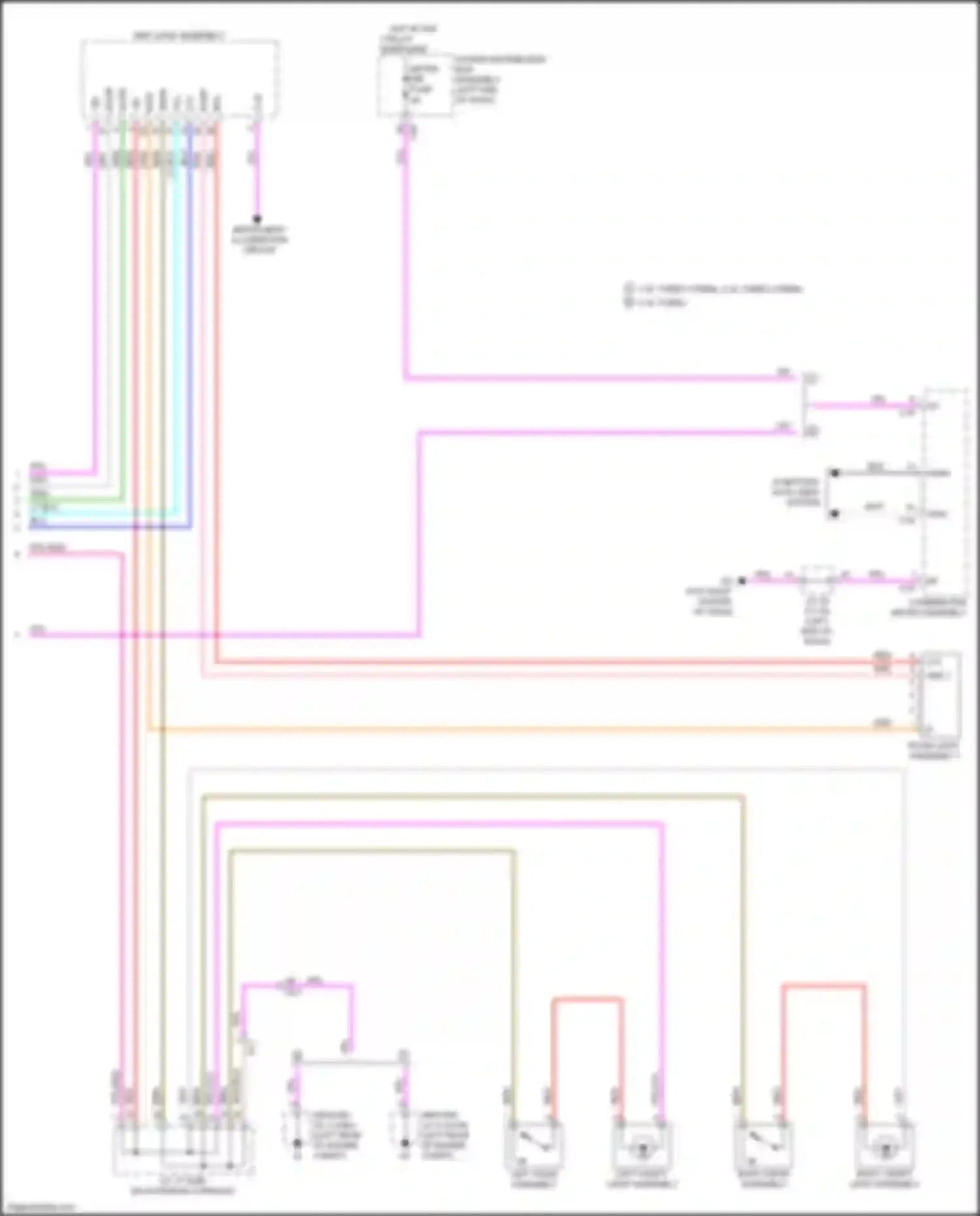RX Lexus V (2022-2024): Courtesy lamps circuit (9 of 9)