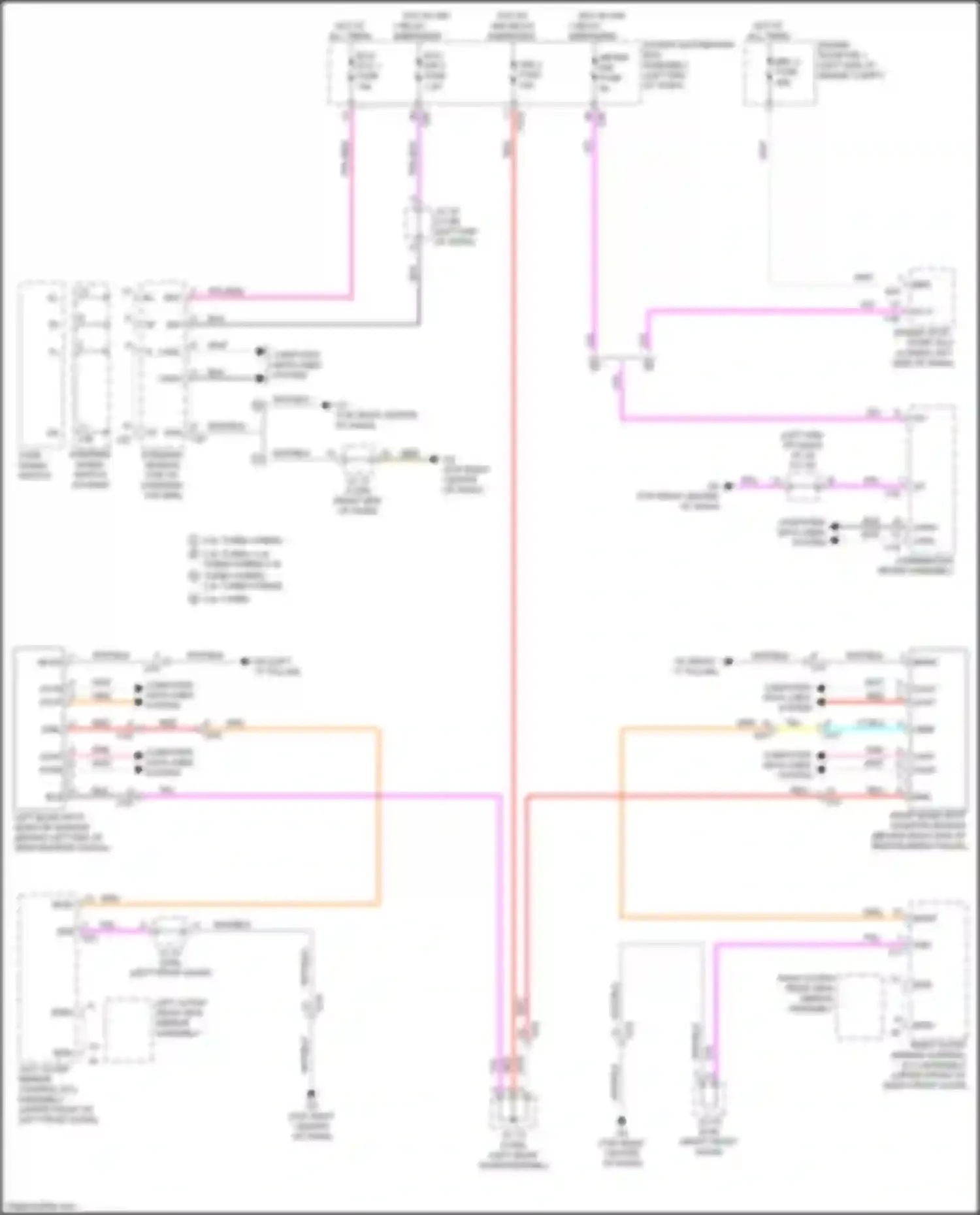 RX Lexus V (2022-2024): Blind spot monitoring circuit