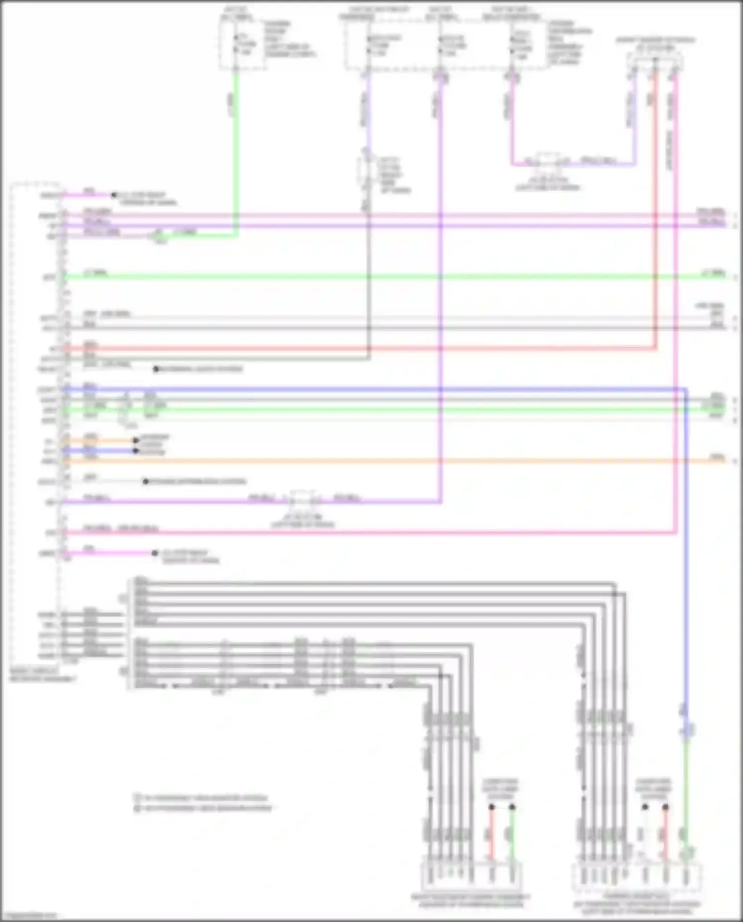 RX Lexus V (2022-2024): Navigation circuit (1 of 5)