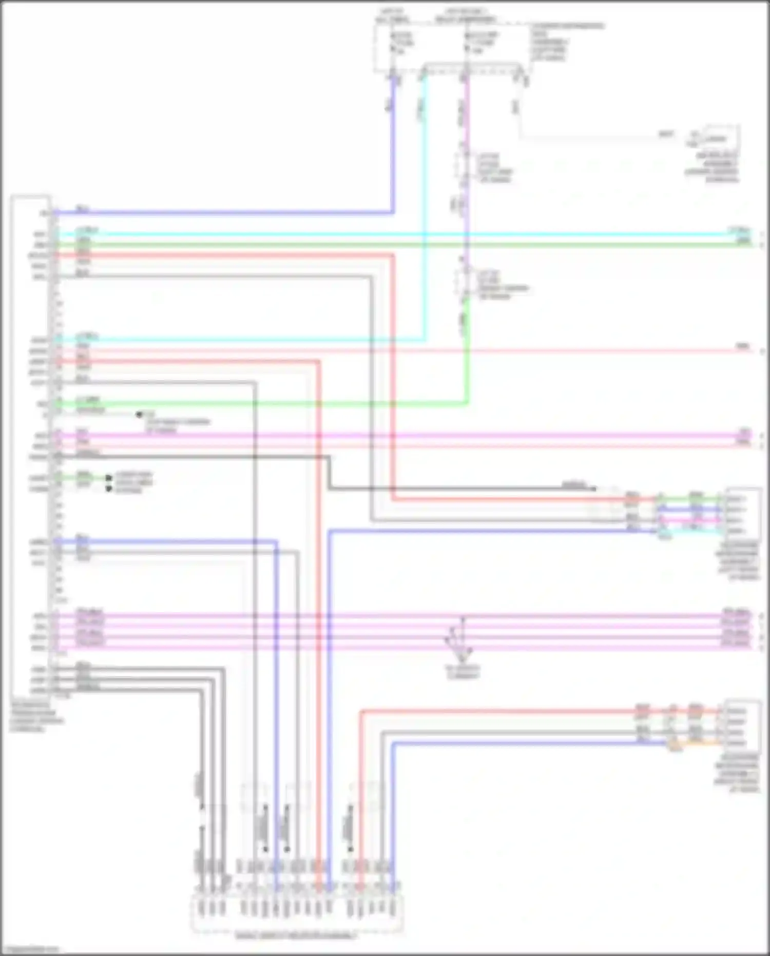 RX Lexus V (2022-2024): Telematics circuit (1 of 2)