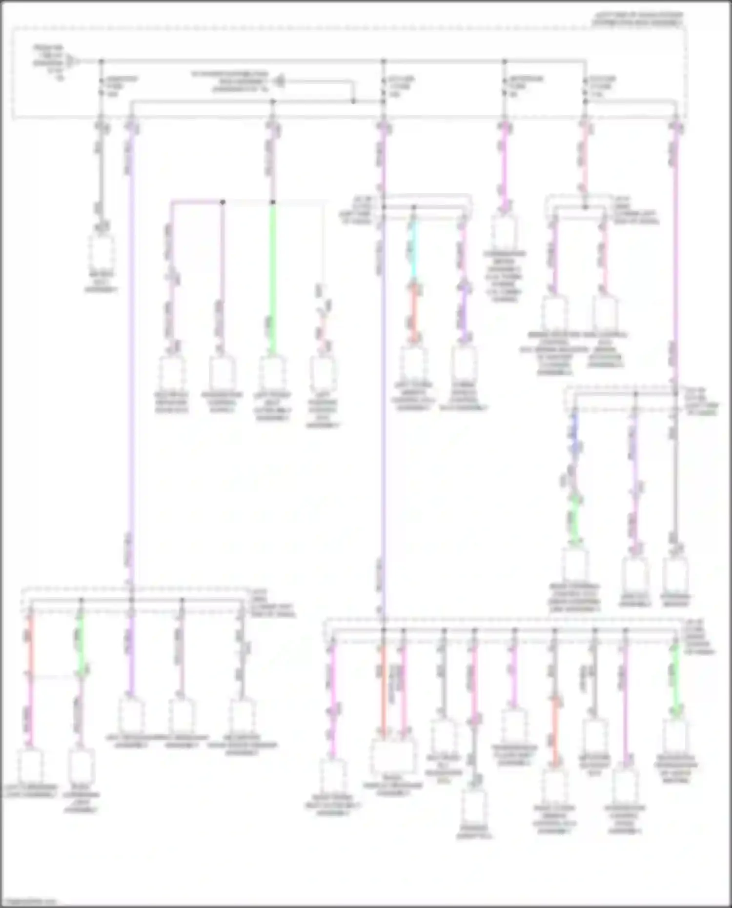 RX Lexus V (2022-2024): Power distribution circuit (11 of 13)