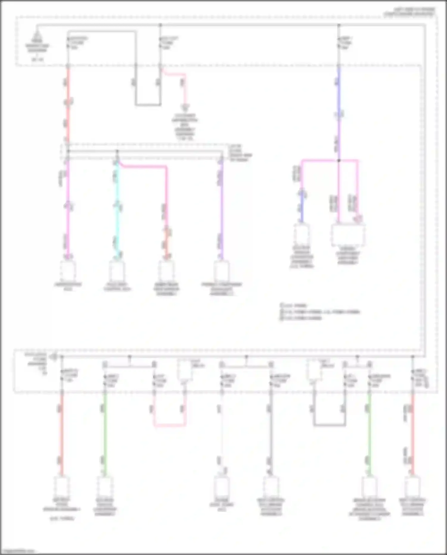 RX Lexus V (2022-2024): Power distribution circuit (2 of 13)
