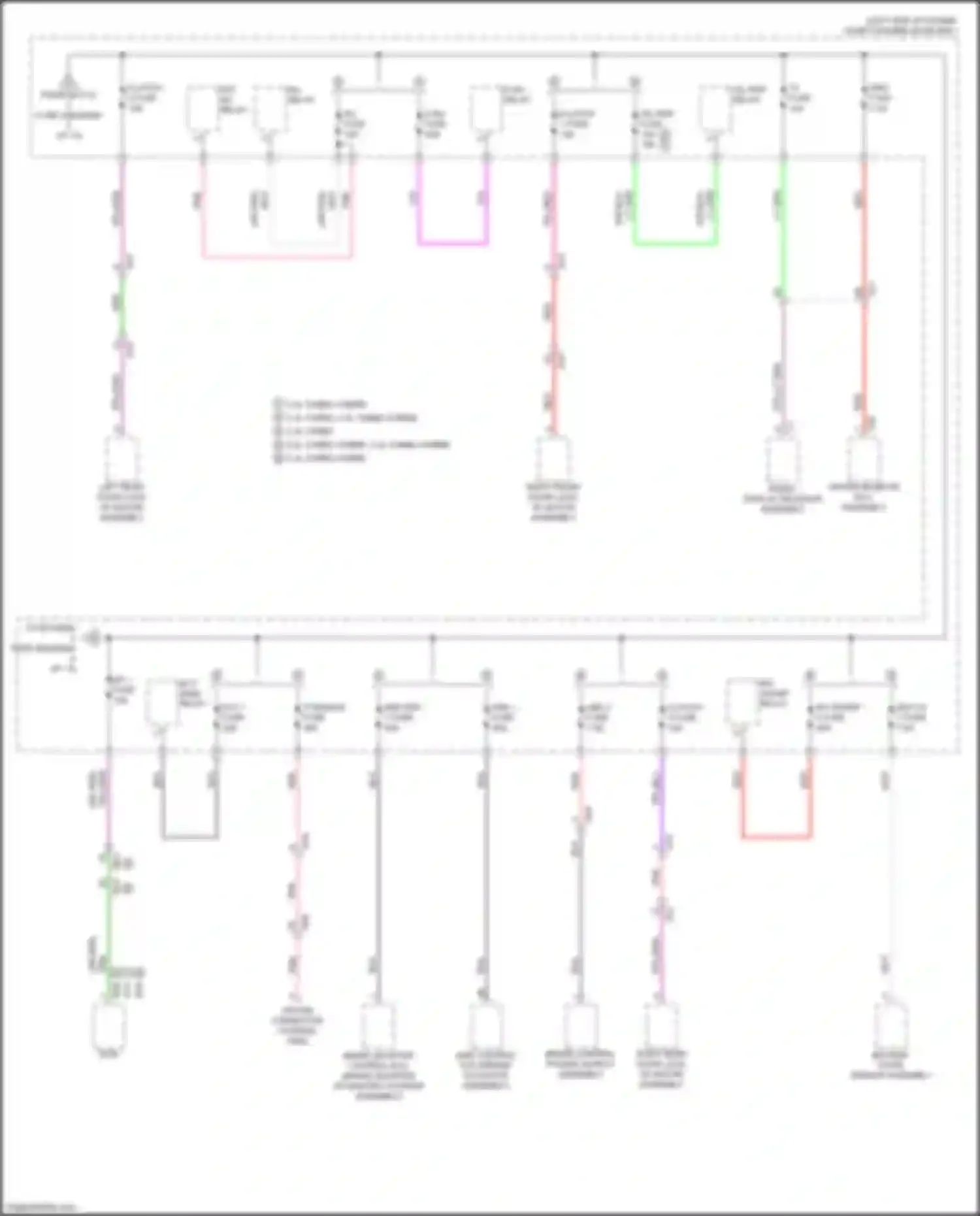RX Lexus V (2022-2024): Power distribution circuit (3 of 13)