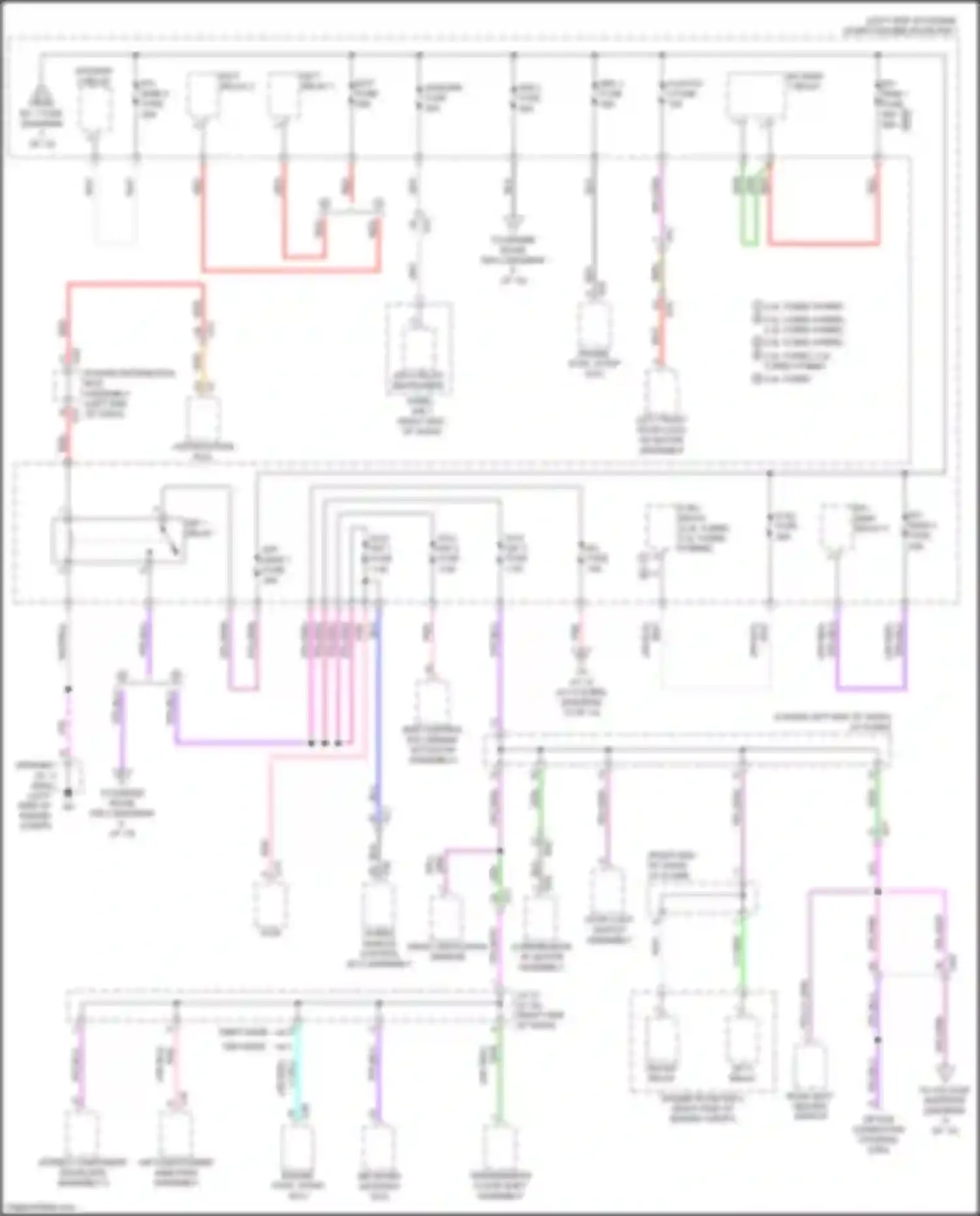 RX Lexus V (2022-2024): Power distribution circuit (4 of 13)