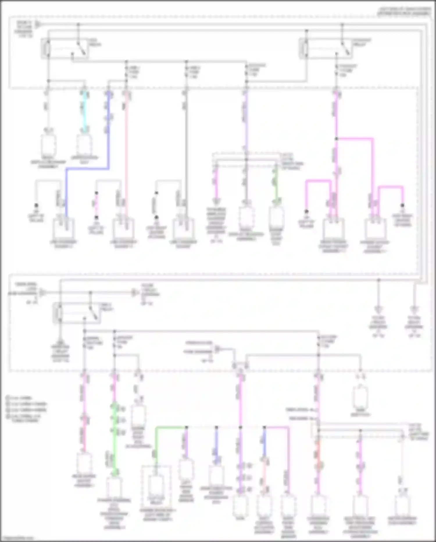 RX Lexus V (2022-2024): Power distribution circuit (9 of 13)