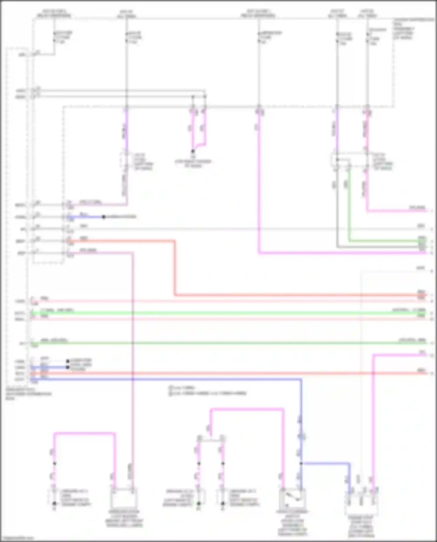 RX Lexus V (2022-2024): Power door locks circuit (1 of 8)