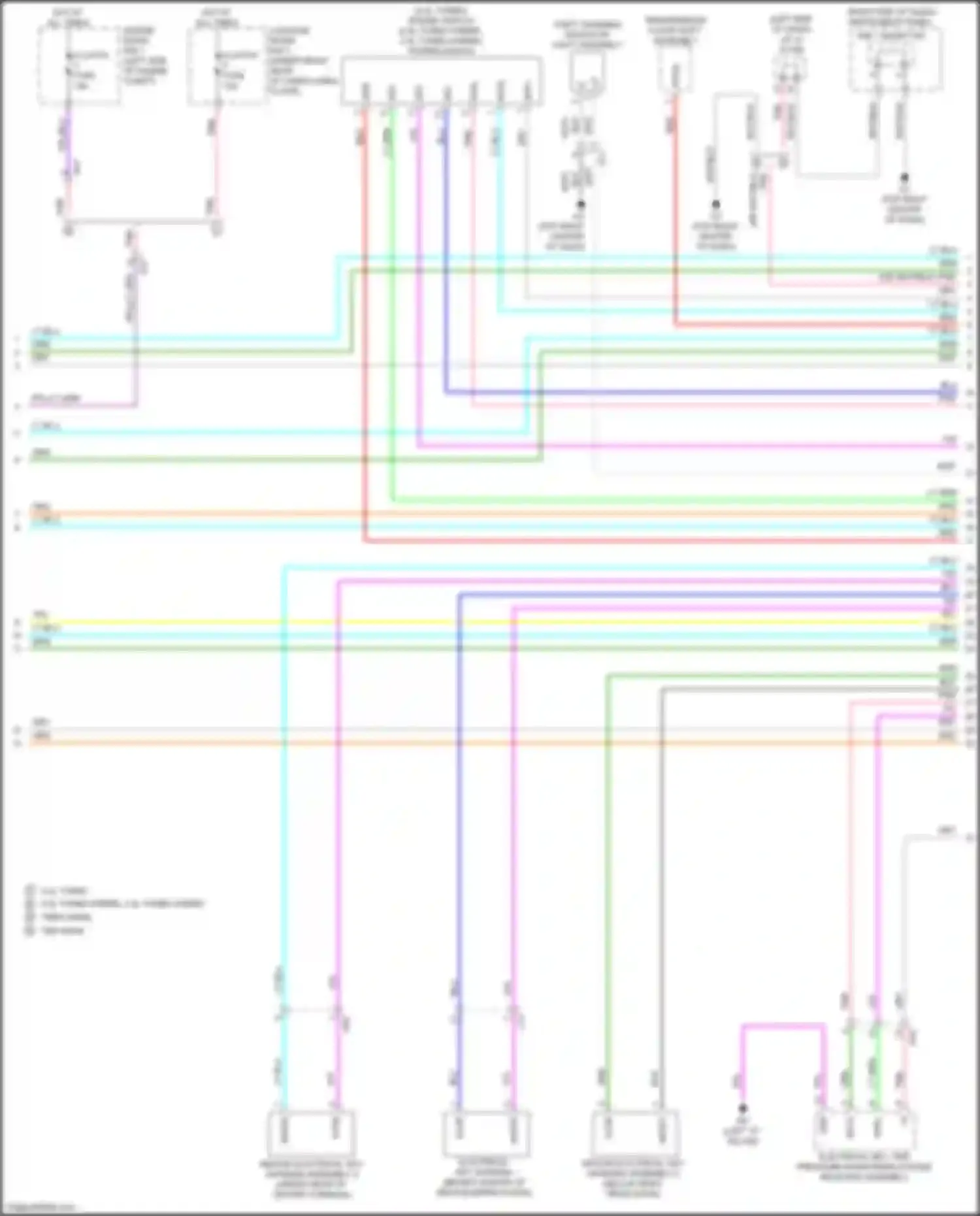 RX Lexus V (2022-2024): Power door locks circuit (7 of 8)