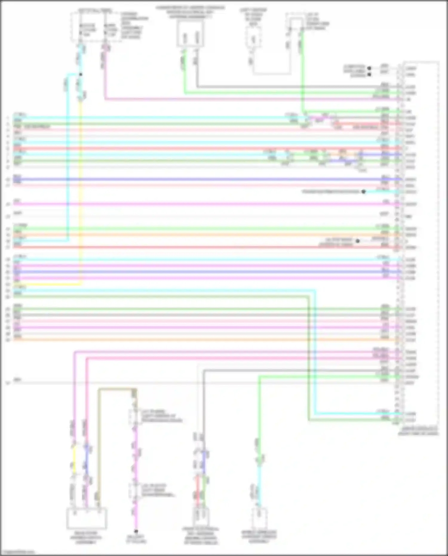 RX Lexus V (2022-2024): Power door locks circuit (8 of 8)