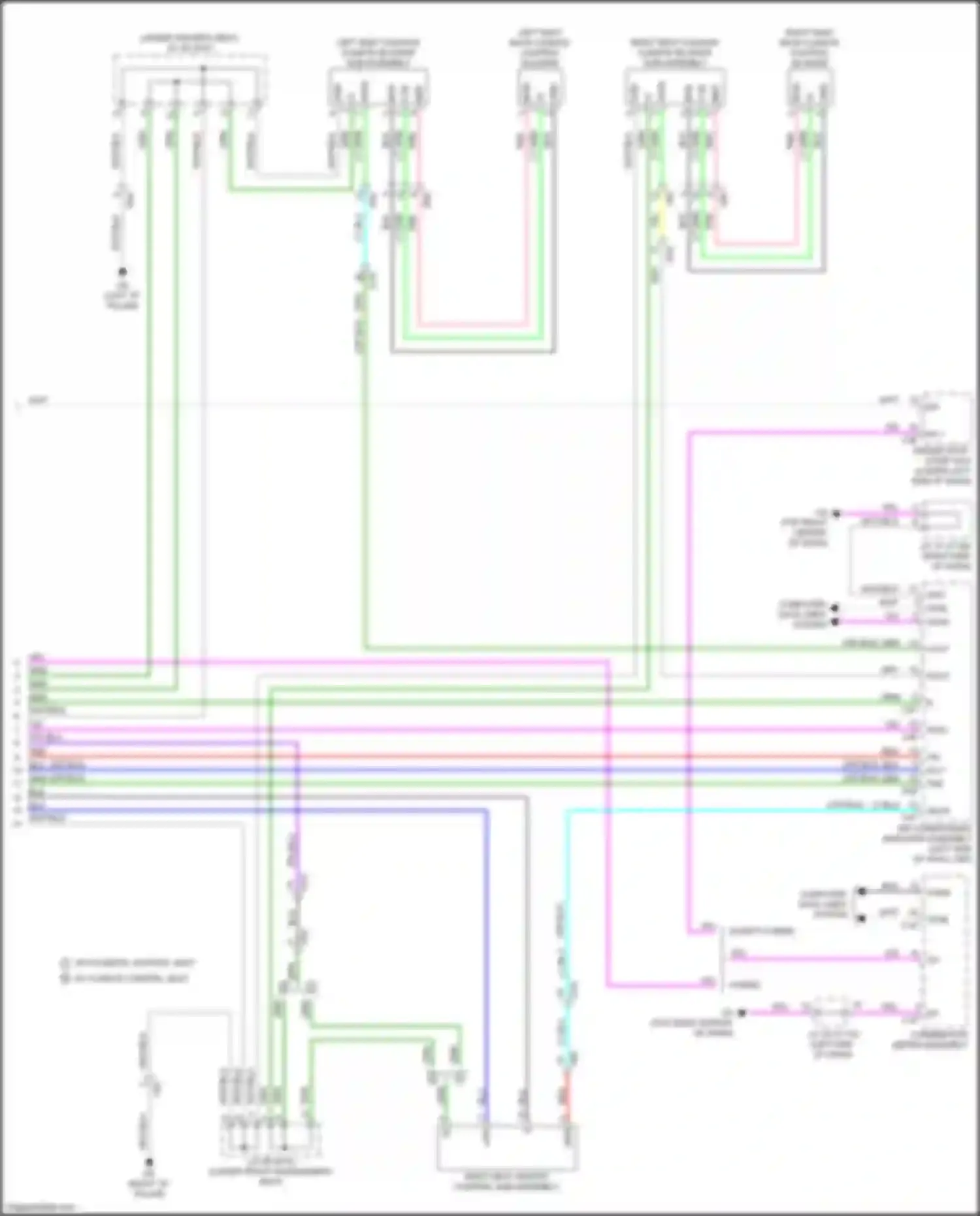 RX Lexus V (2022-2024): Front climate control seats circuit (2 of 2)