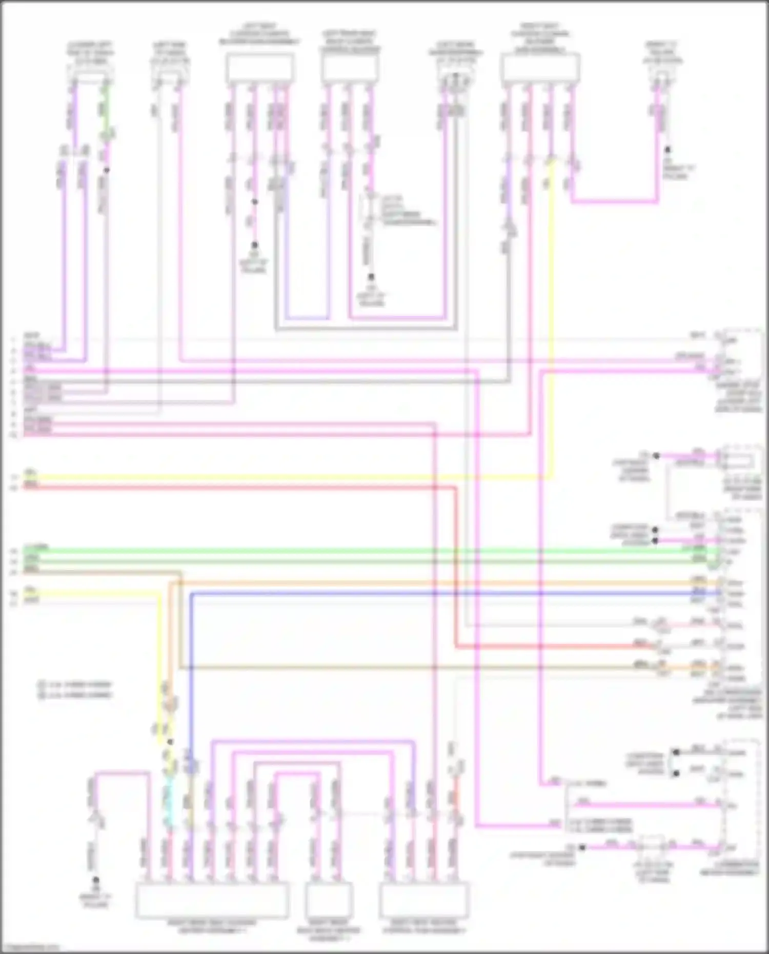 RX Lexus V (2022-2024): Rear climate control seats circuit (2 of 2)