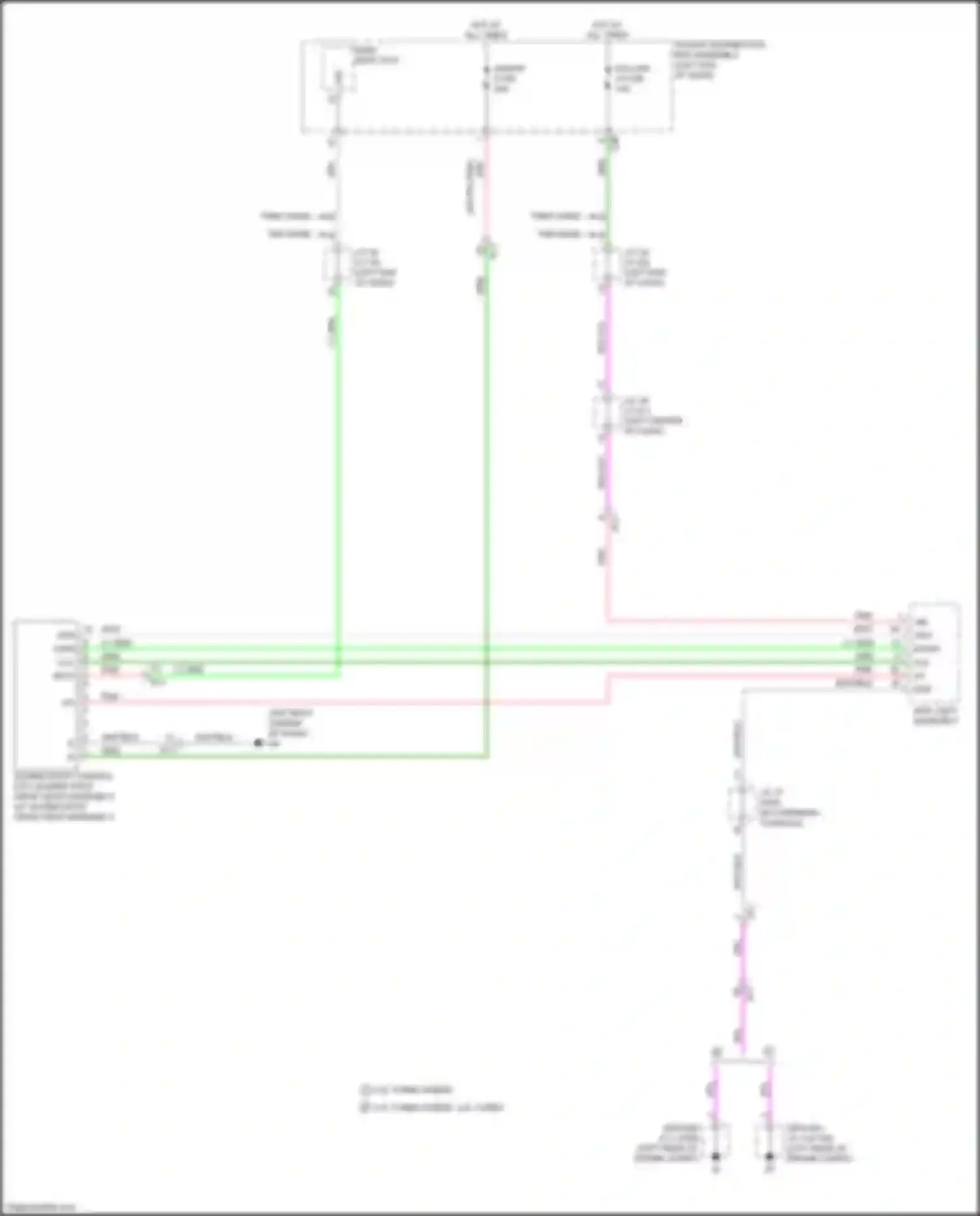 RX Lexus V (2022-2024): Power top/sunroof circuit, w/o panoramic moonroof