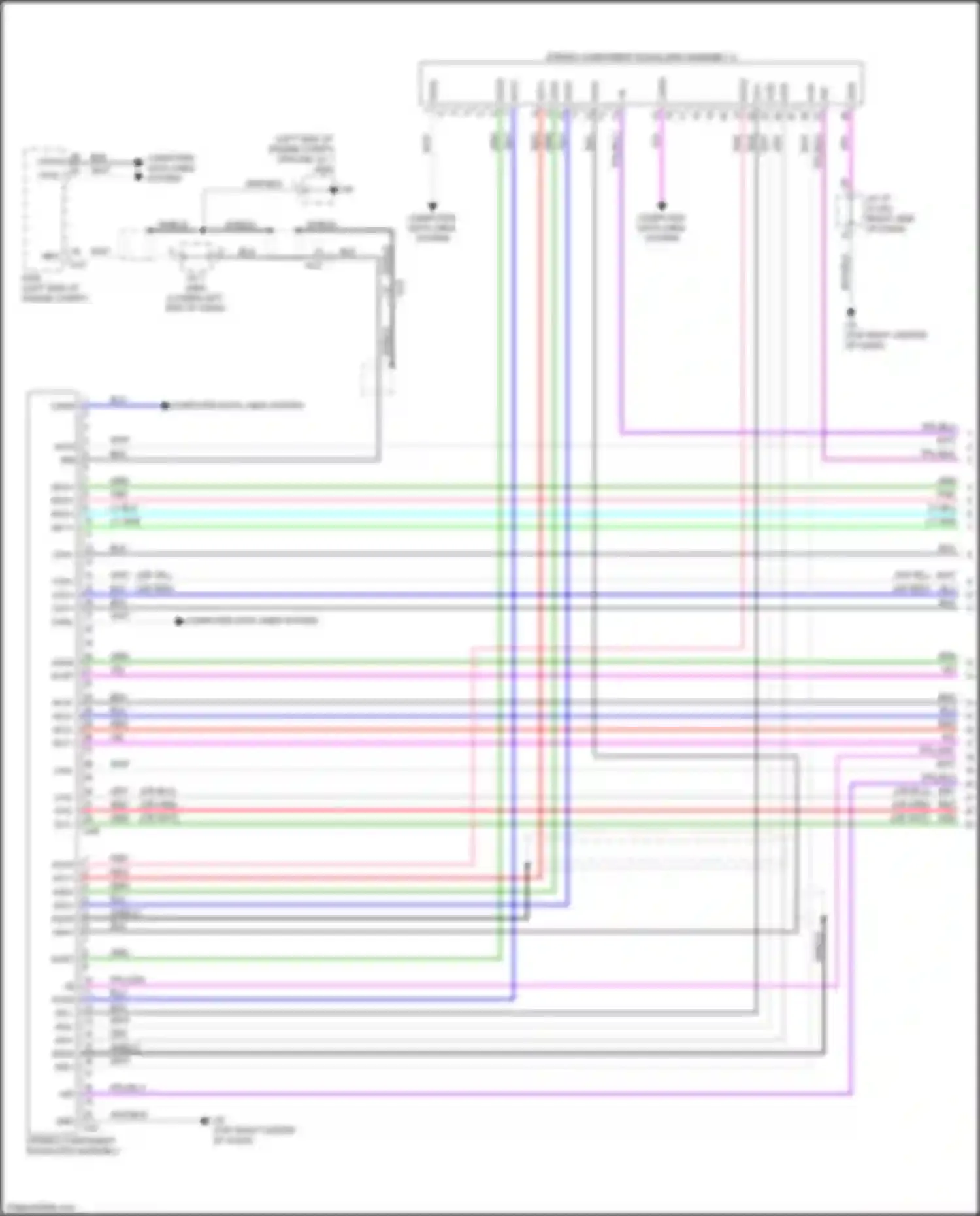 RX Lexus V (2022-2024): Active sound control circuit (1 of 2)