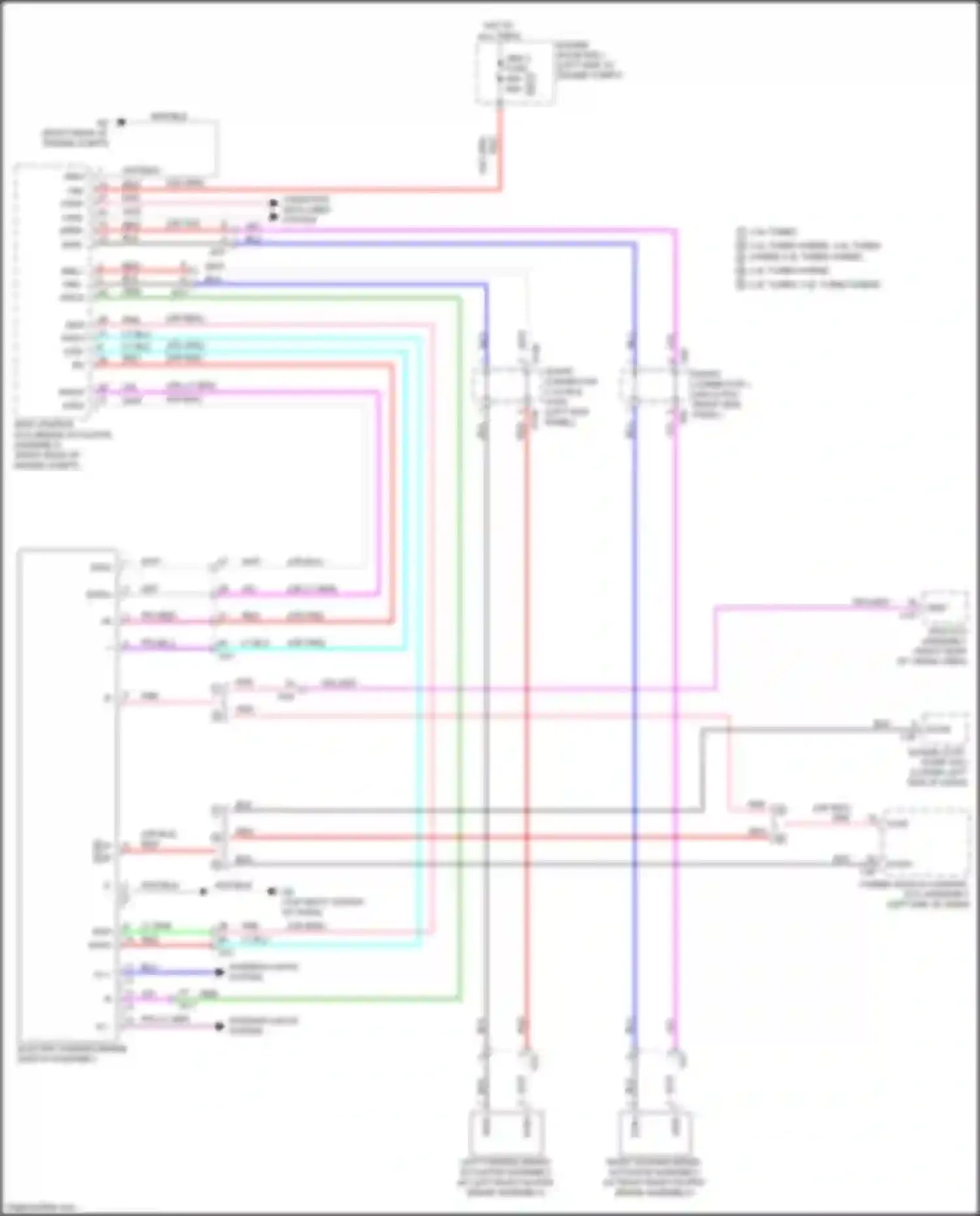 RX Lexus V (2022-2024): Park brake release circuit