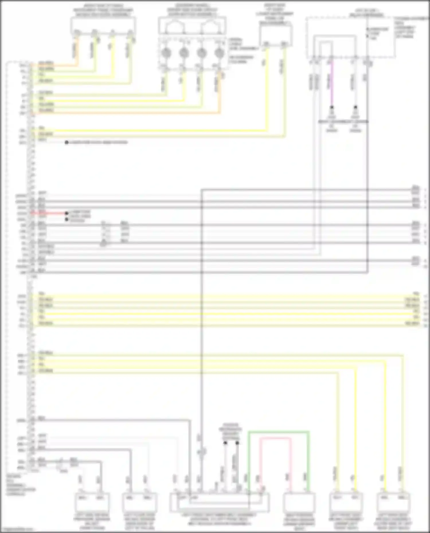 RX Lexus V (2022-2024): Supplemental restraints circuit (1 of 4)