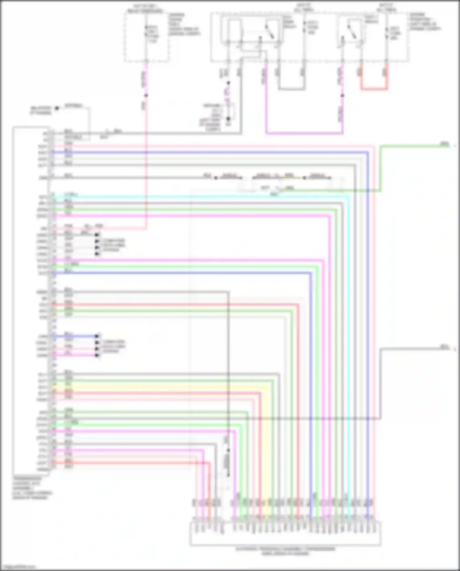 RX Lexus V (2022-2024): Transmission circuit (1 of 4)